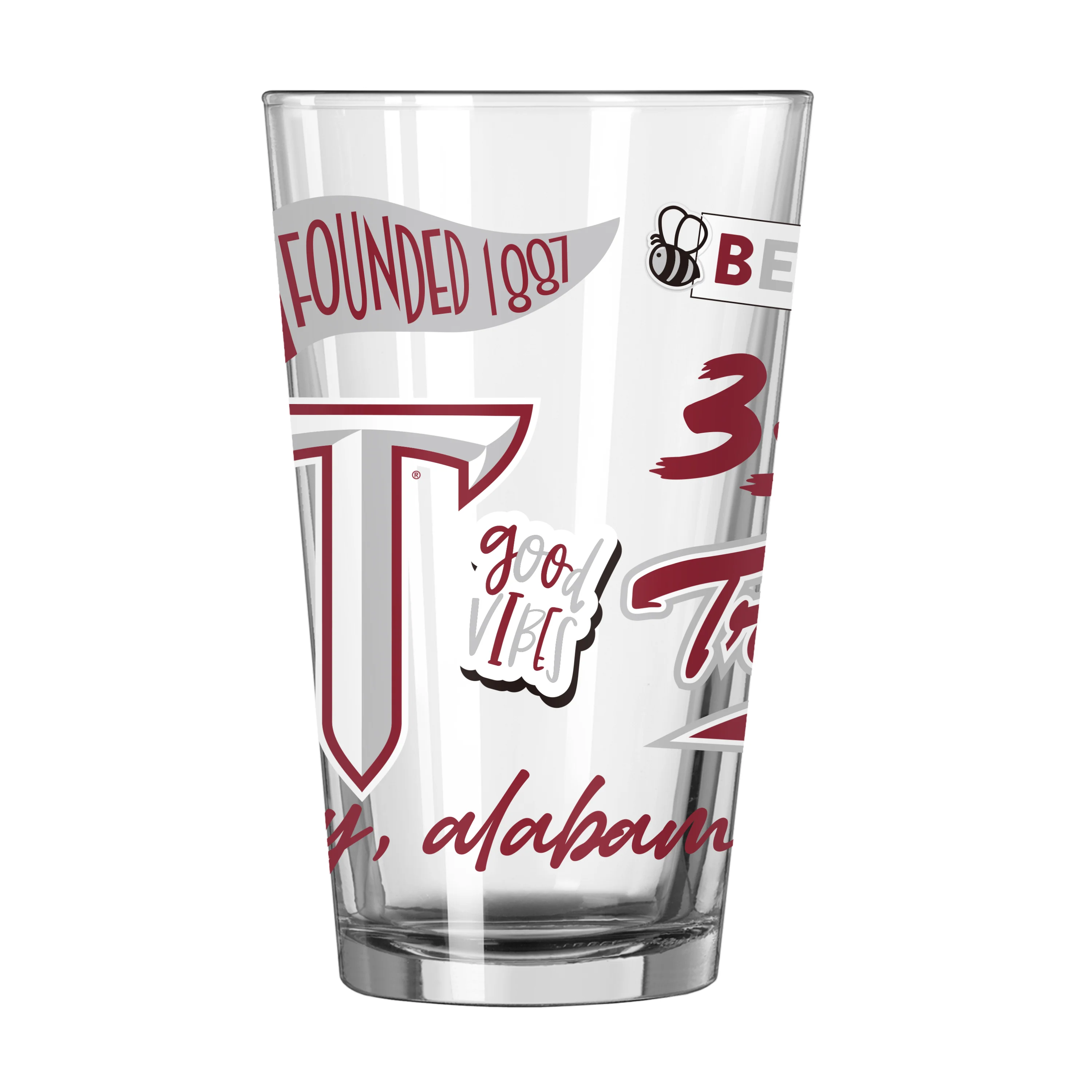 Troy 16oz Native Pint Glass