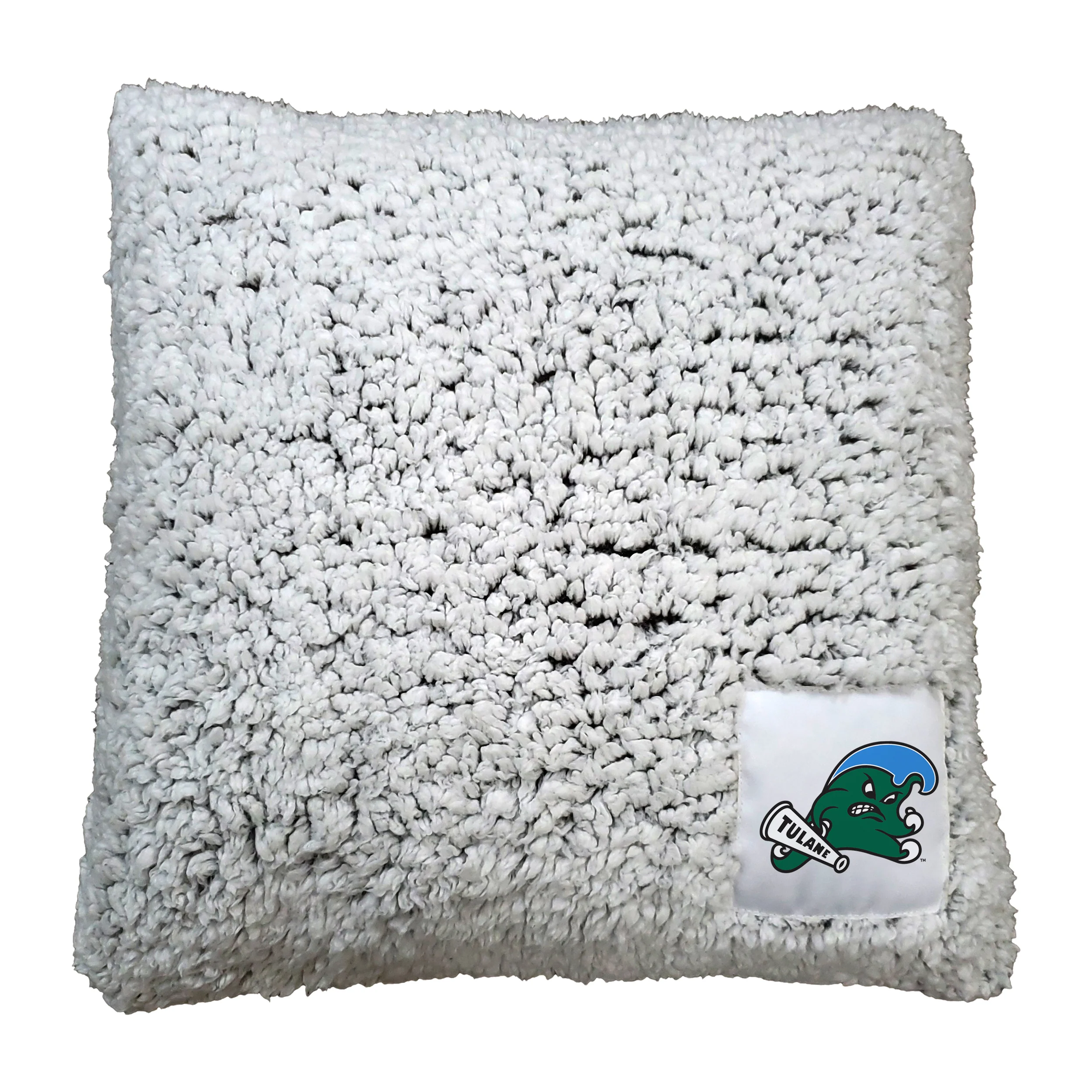 Tulane Frosty Throw Pillow