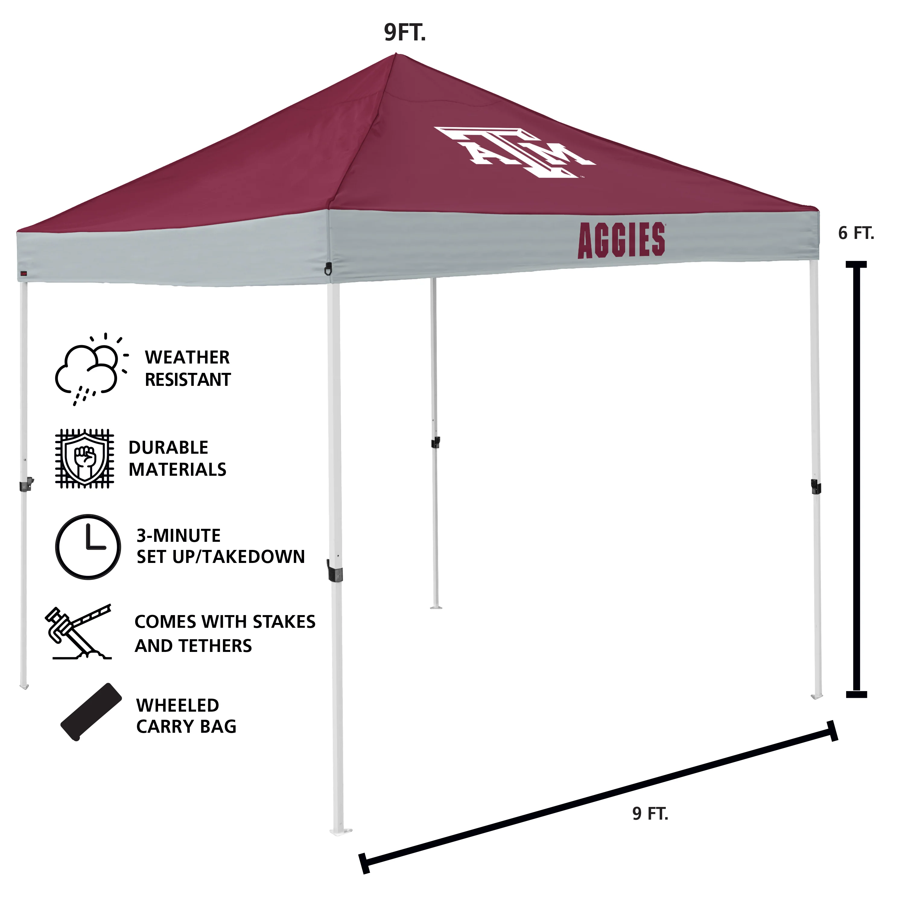TX A&M Economy Canopy - Image 3