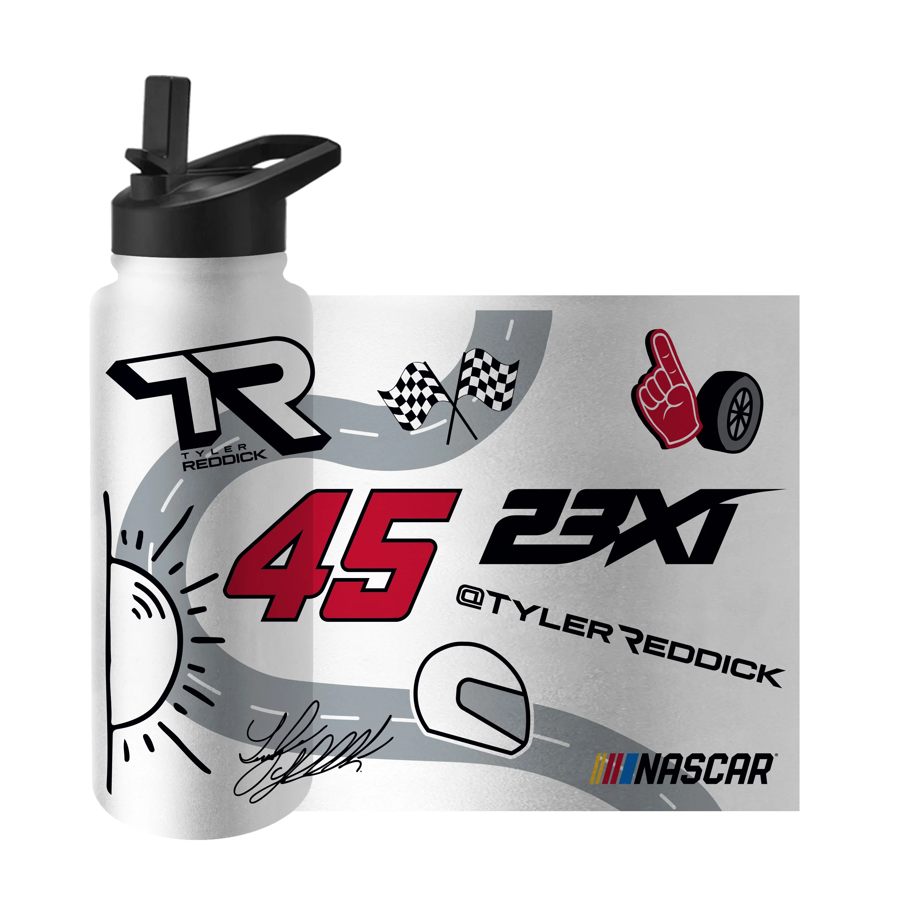 Tyler Reddick 34oz Native Quencher Bottle - Image 6