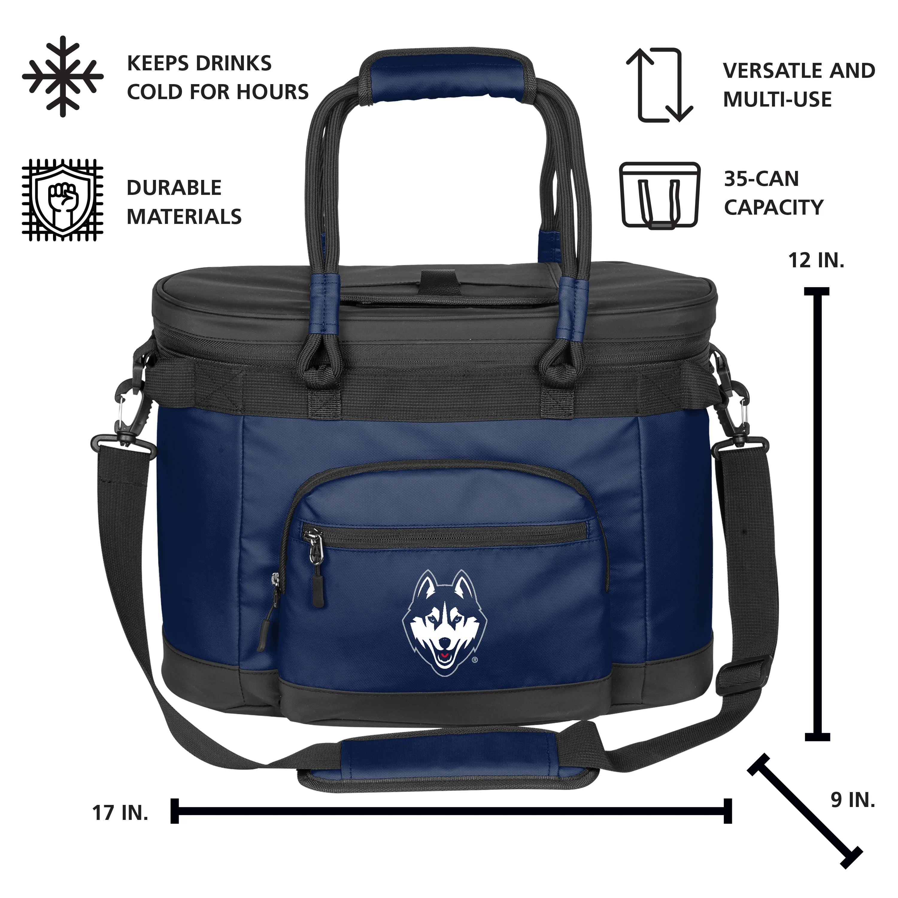 UConn 35 Can Flex Cooler - Image 3