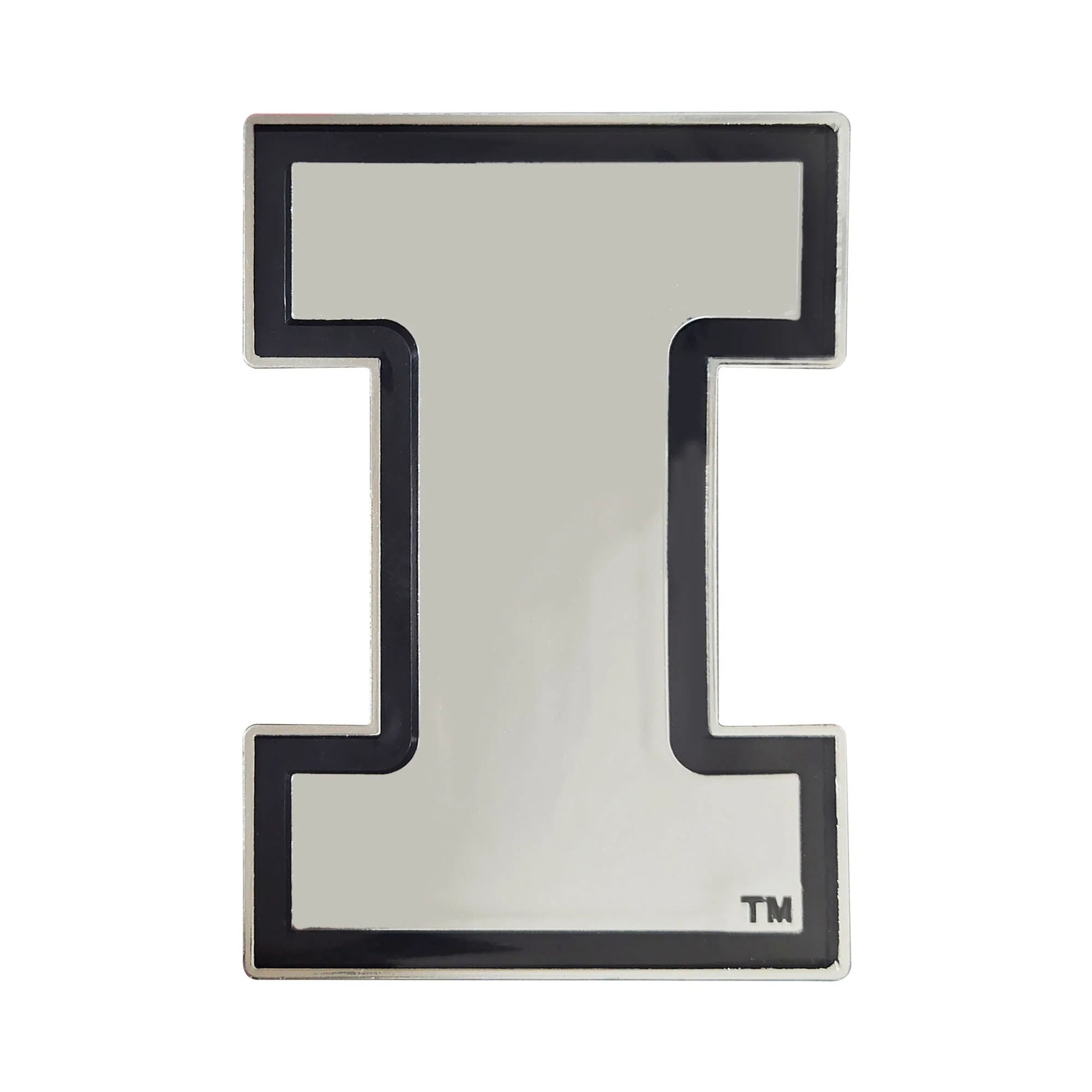 University of Illinois Plastic Chrome Emblem
