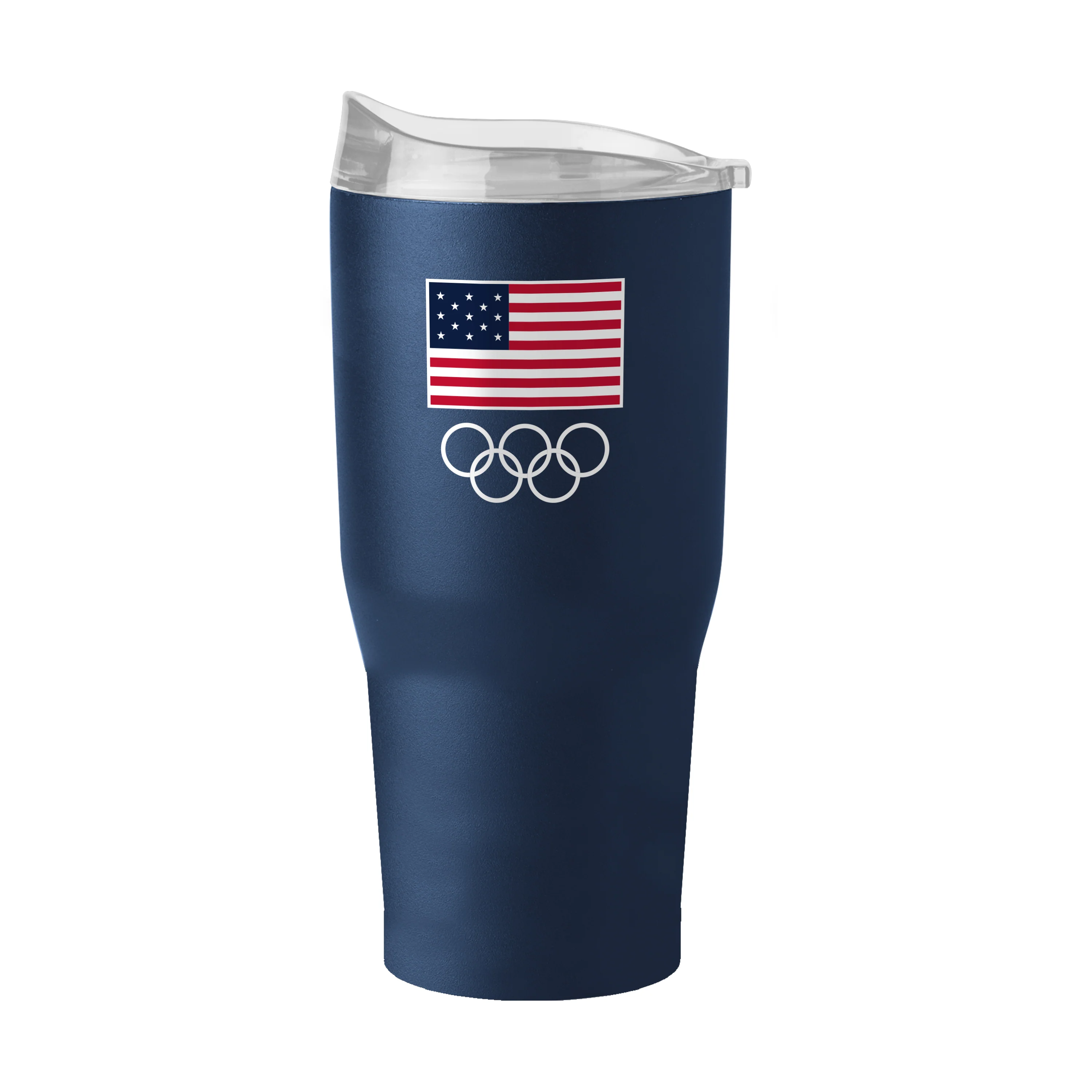 US Olympic Commitee 30oz Standard Logo Powder Coat Tumbler
