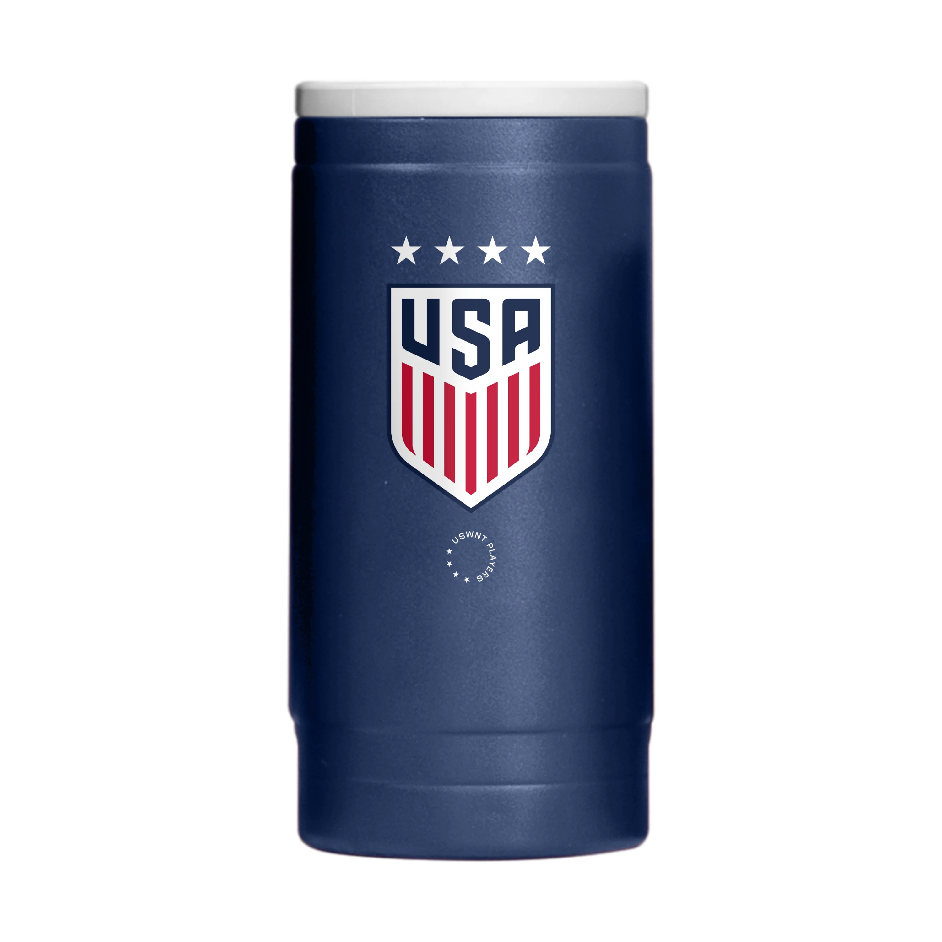 US Womens Soccer Alex Morgan 12oz Powder Coat Slim Can Coolie - Image 2