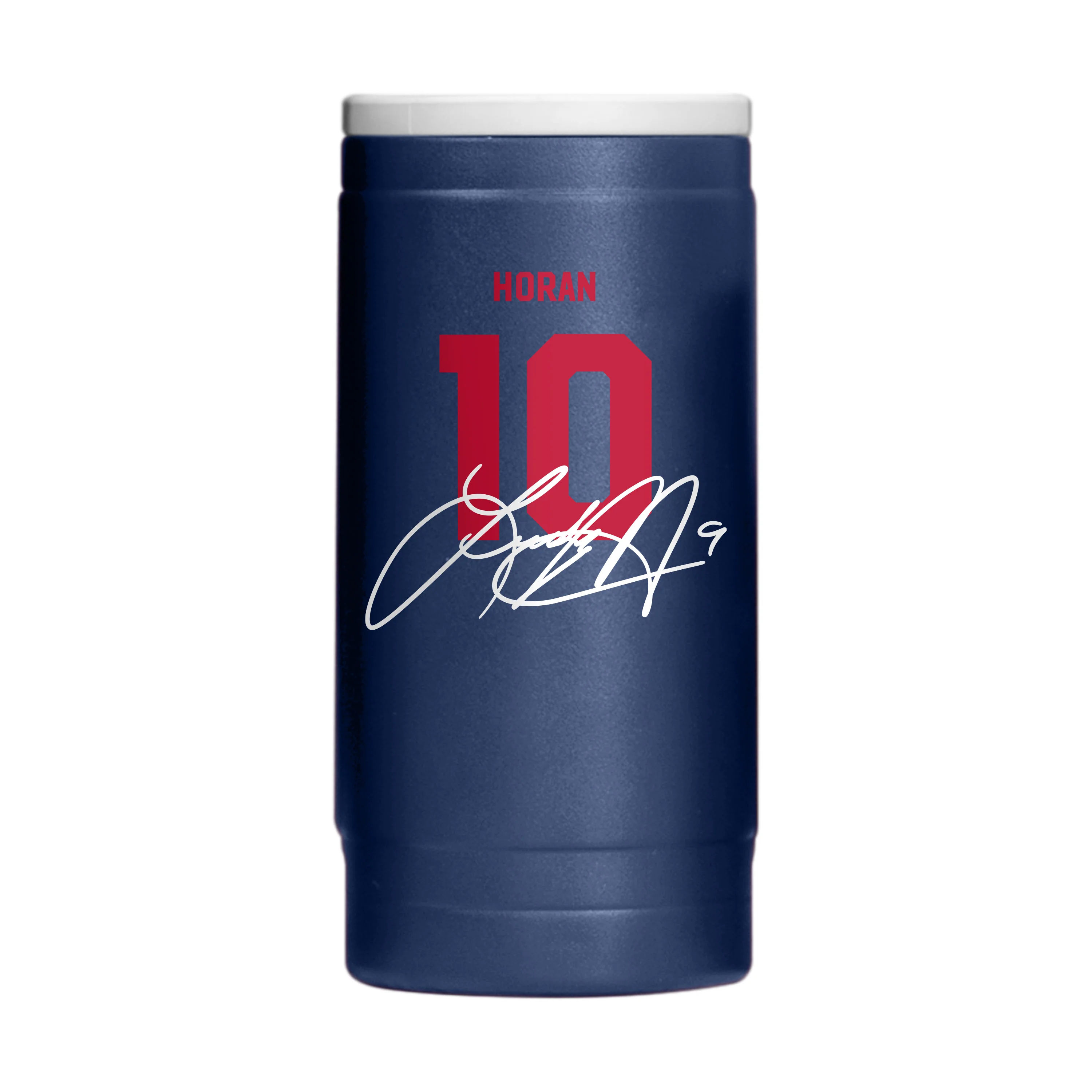 US Womens Soccer Lindsey Horan 12oz Powder Coat Slim Can Coolie
