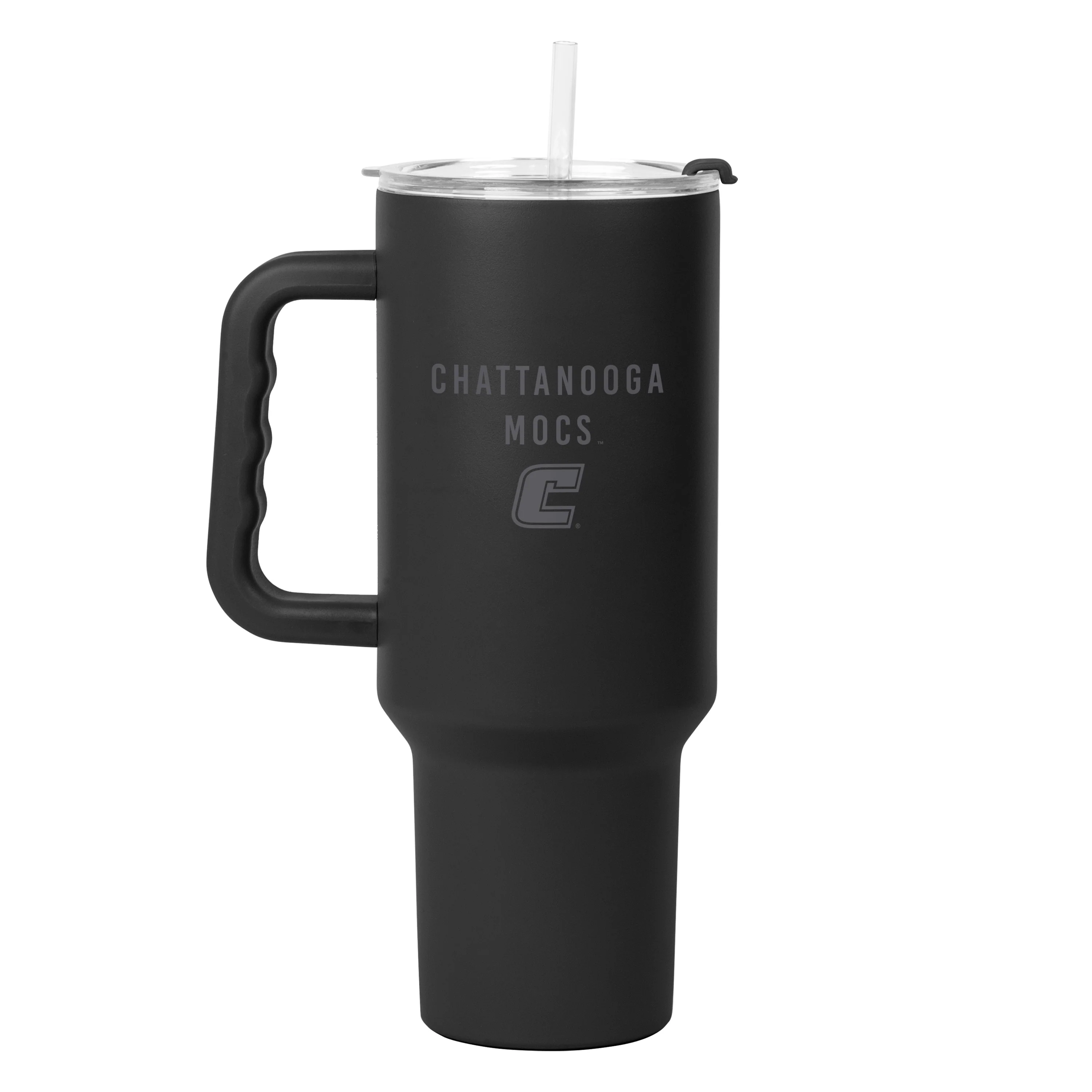 UT Chattanooga 40oz Black Tonal Powder Coat Tumbler