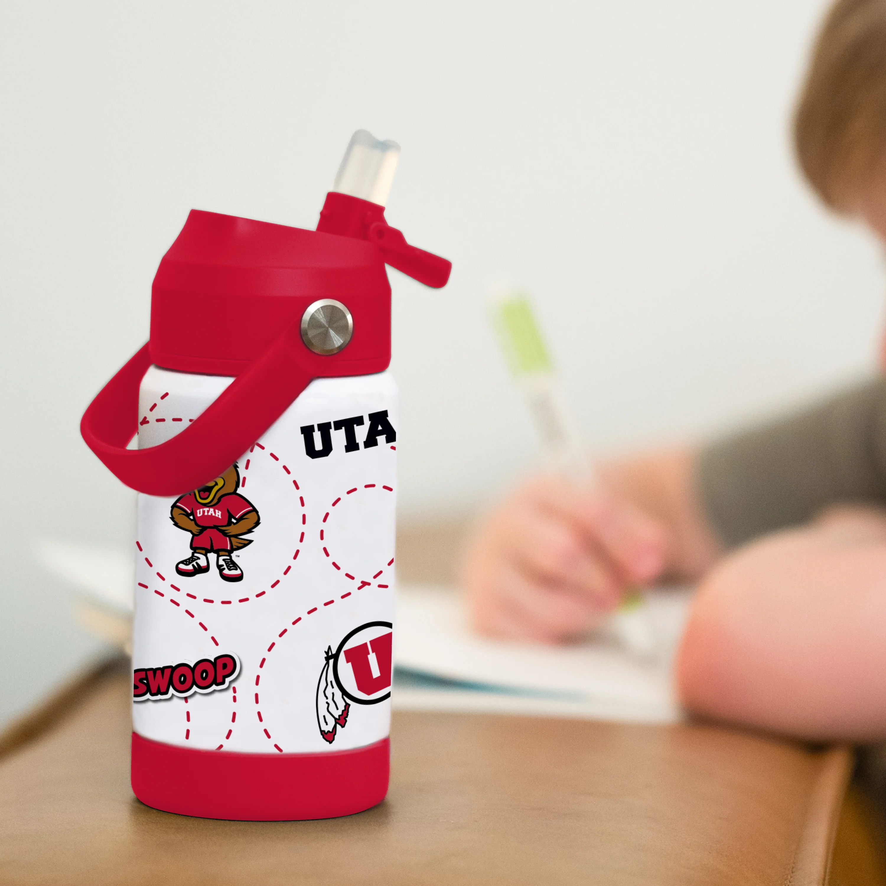 Utah 12oz Mascot SS Kids Bottle - Image 2