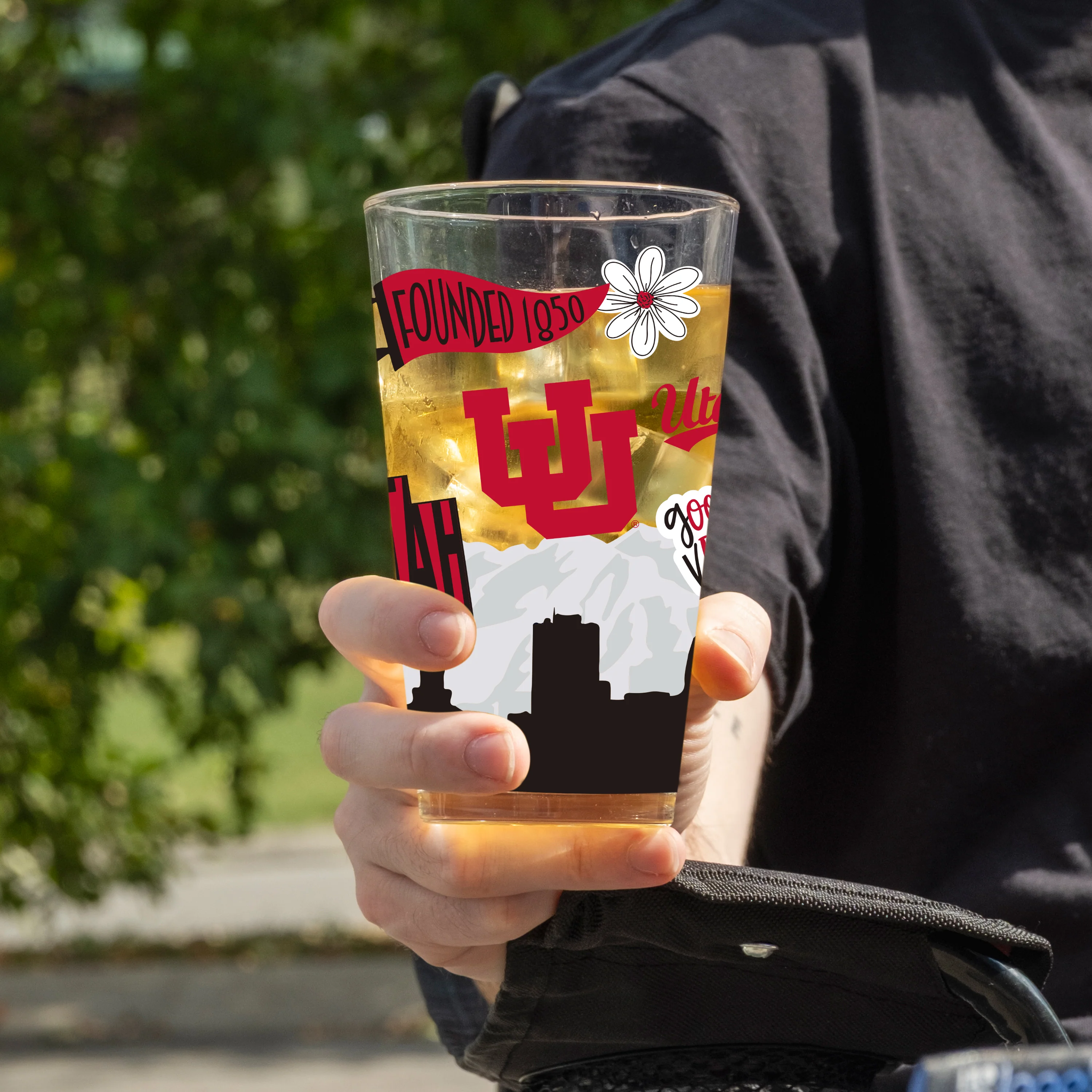 Utah 16oz Native Pint Glass - Image 2