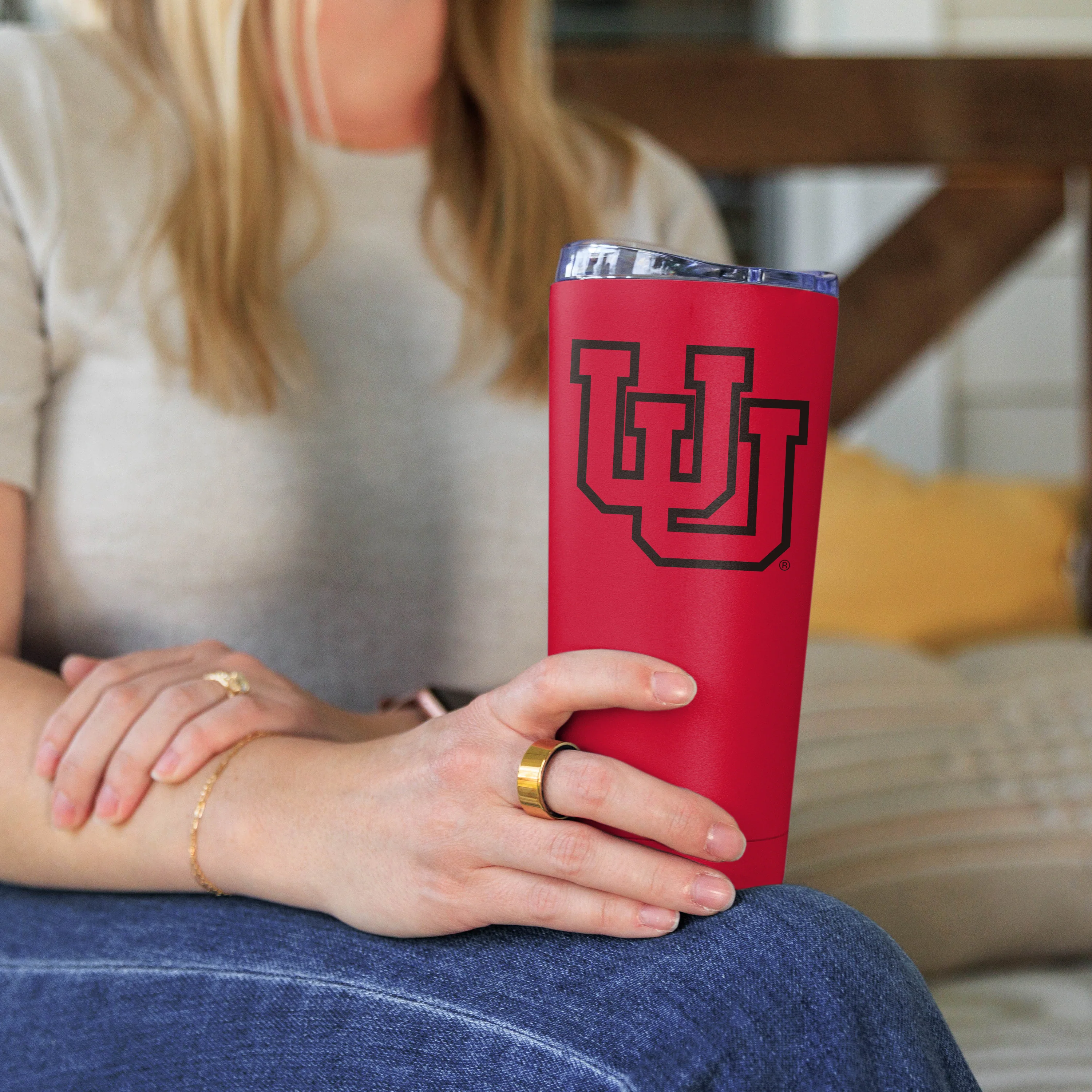 Utah 20oz Flipside Powder Coat Tumbler - Image 4