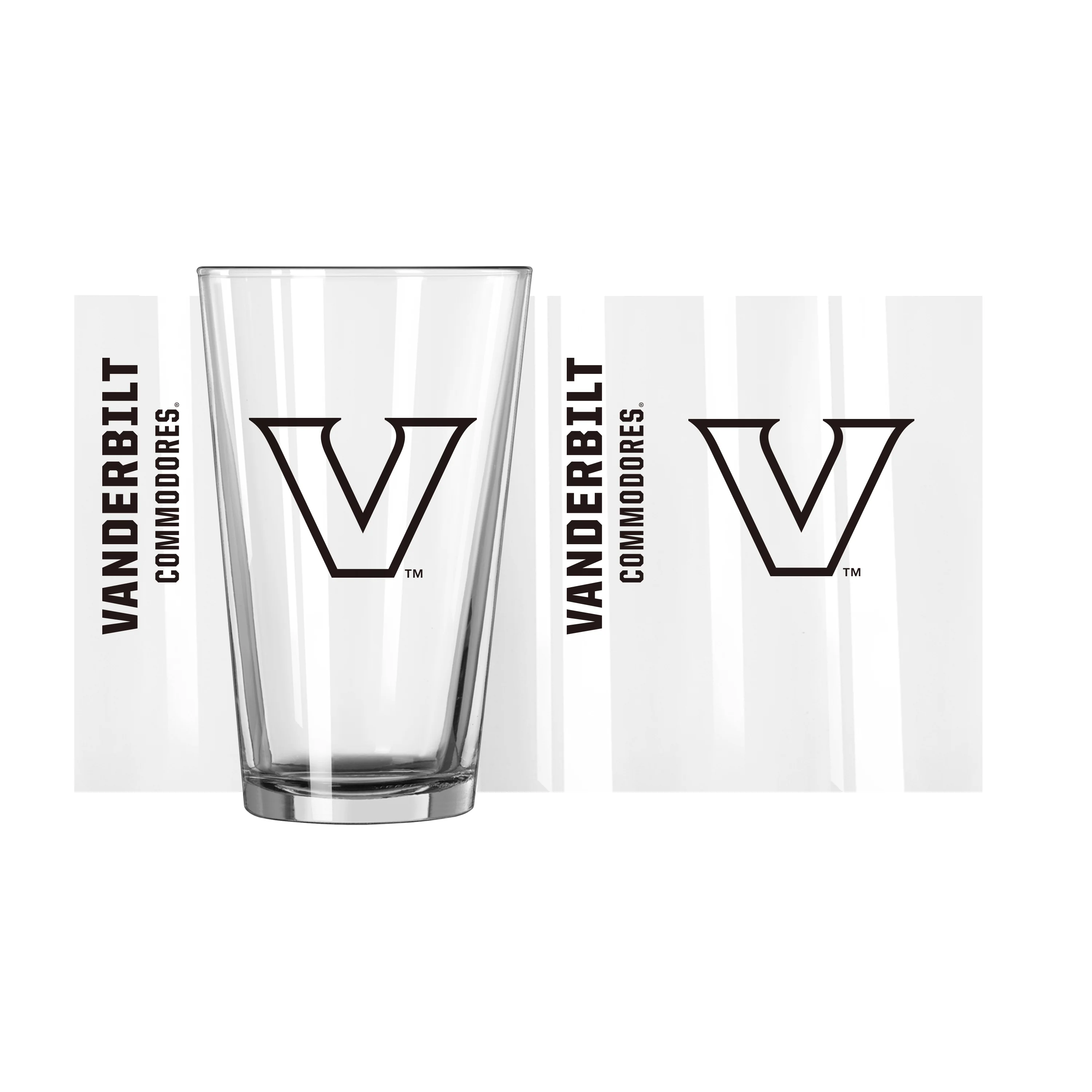 Vanderbilt 16oz Gameday Pint Glass - Image 2