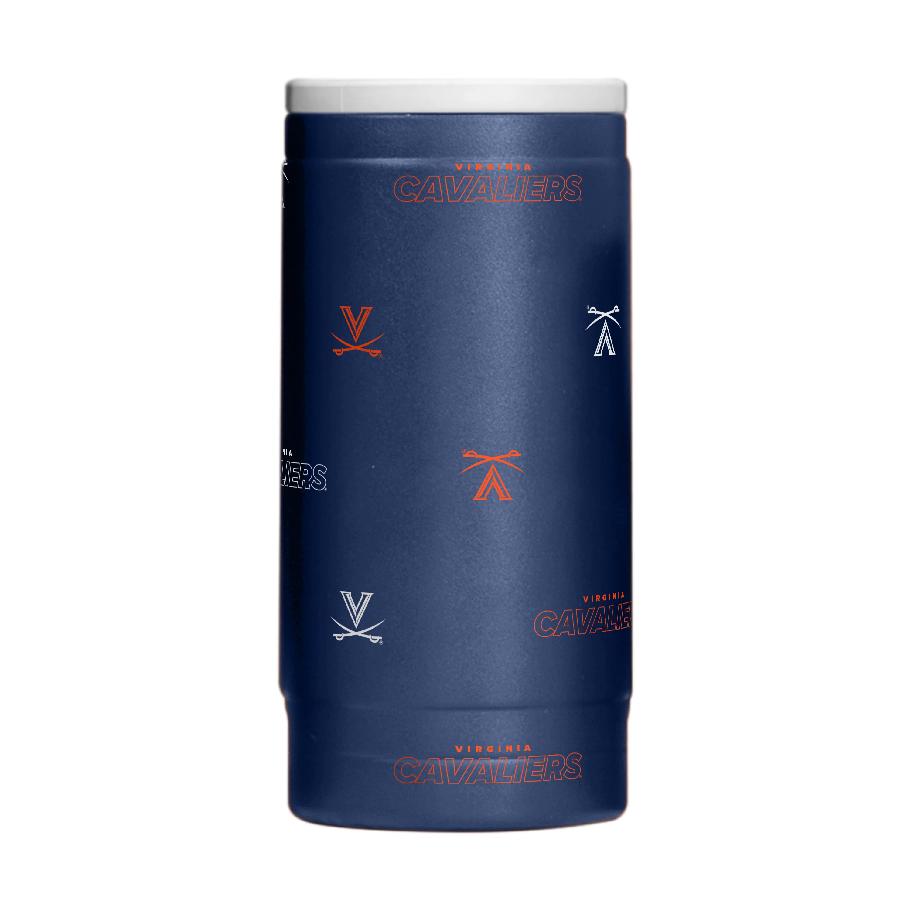 Virginia 12oz Step And Repeat Powdercoat SlimCan Coolie - Image 2