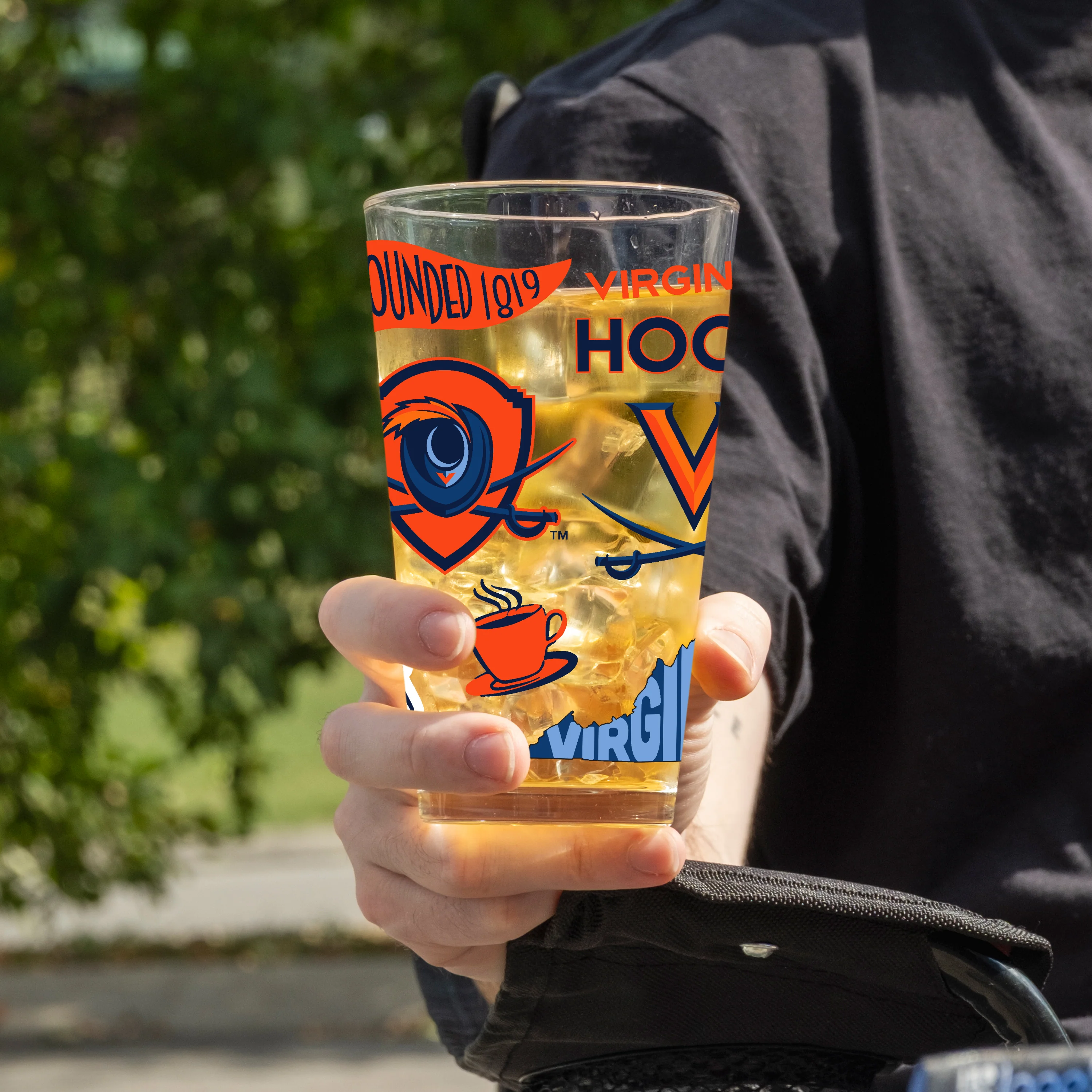 Virginia 16oz Native Pint Glass - Image 2