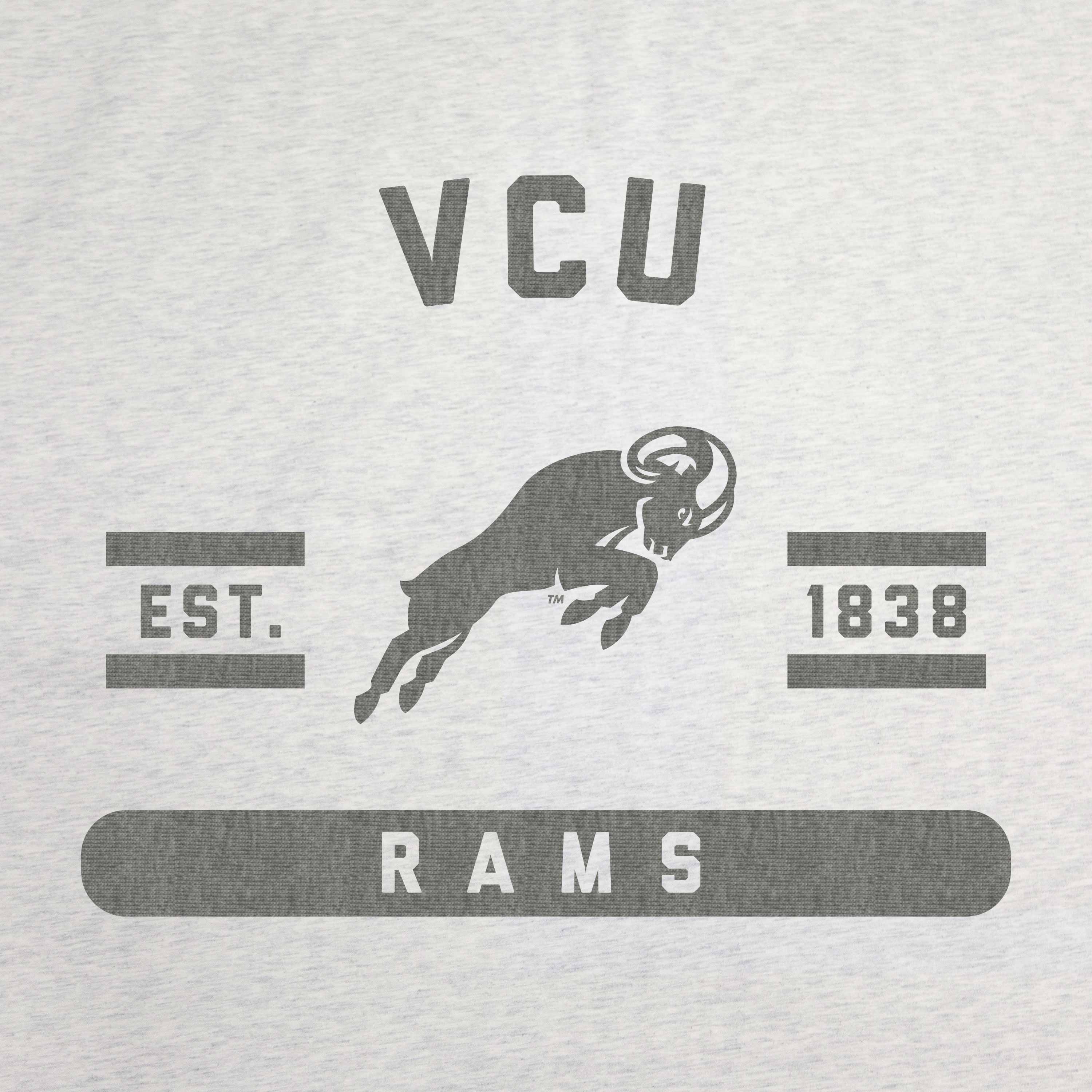 Virginia Commonwealth Oatmeal Sweatshirt Blanket - Image 2