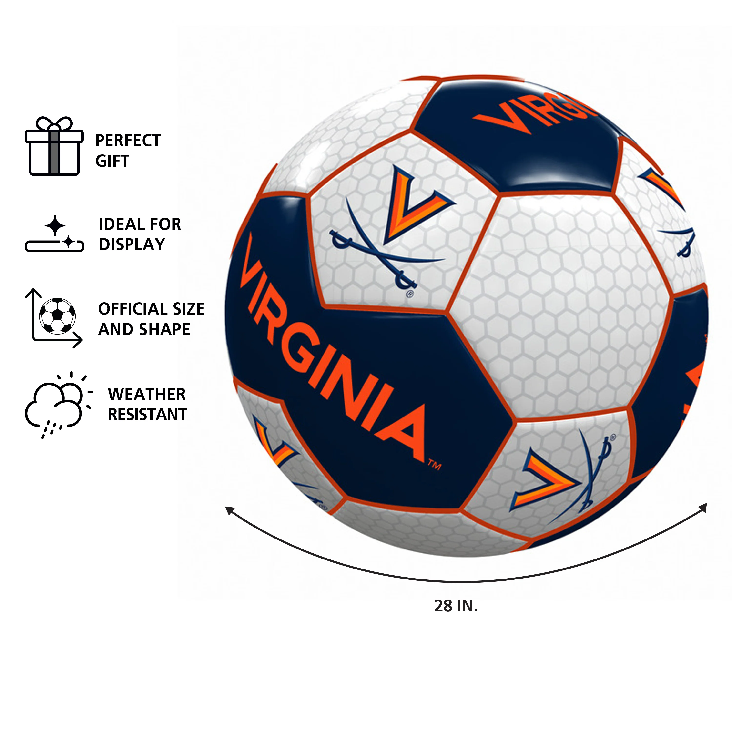 Virginia Soccer Ball - Image 3