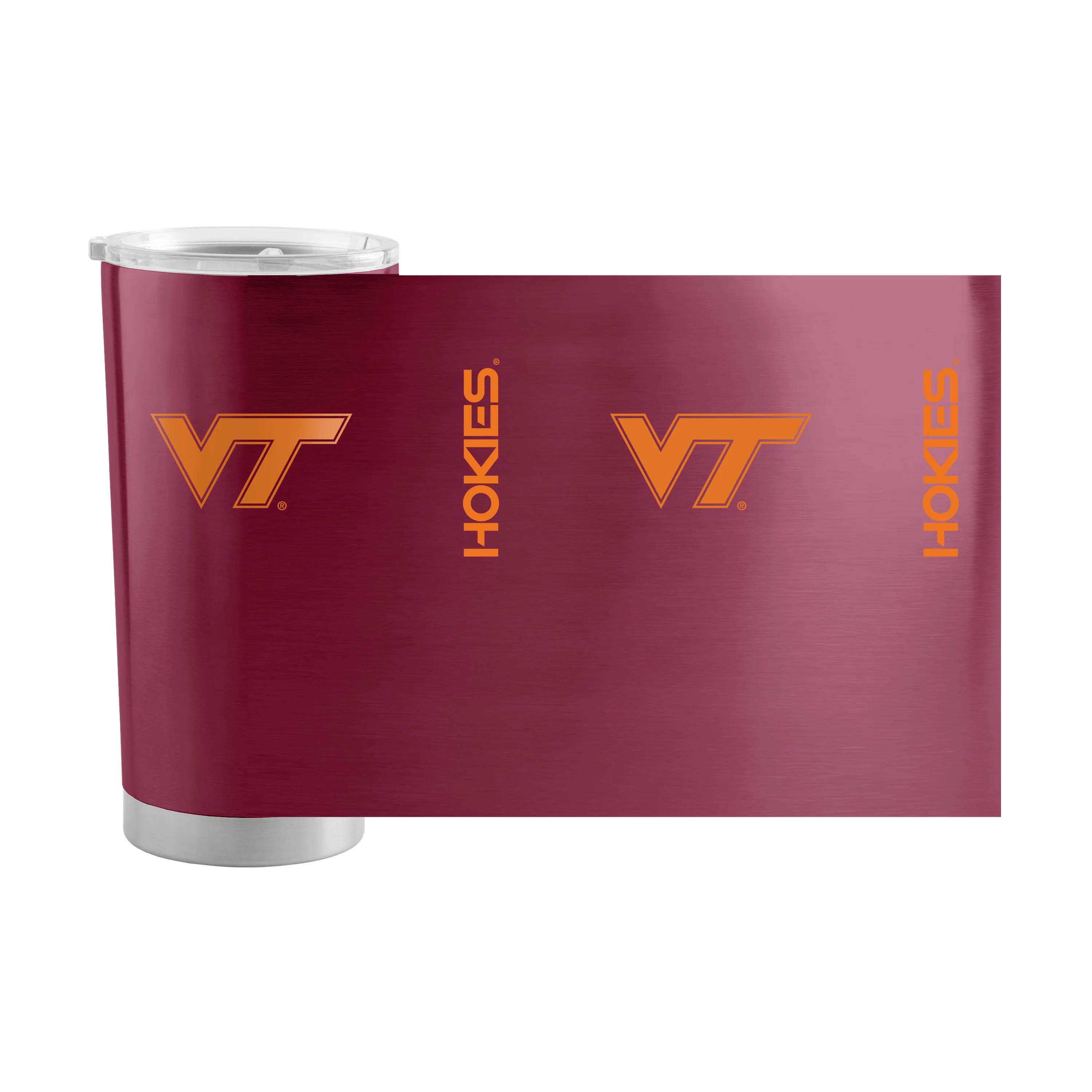 Virginia Tech 1 Color 20oz Gameday Stainless Tumbler - Image 2