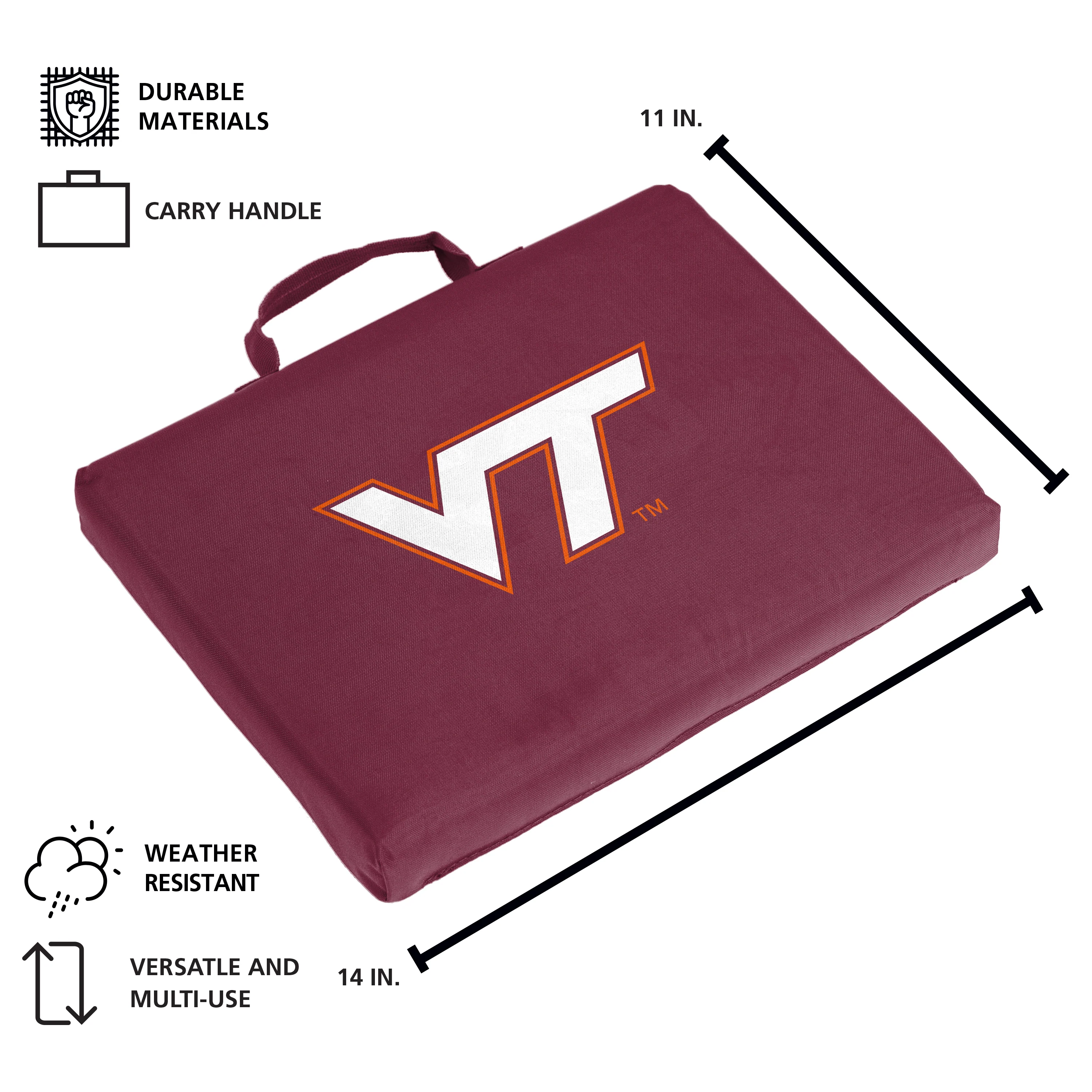 Virginia Tech Bleacher Cushion - Image 3
