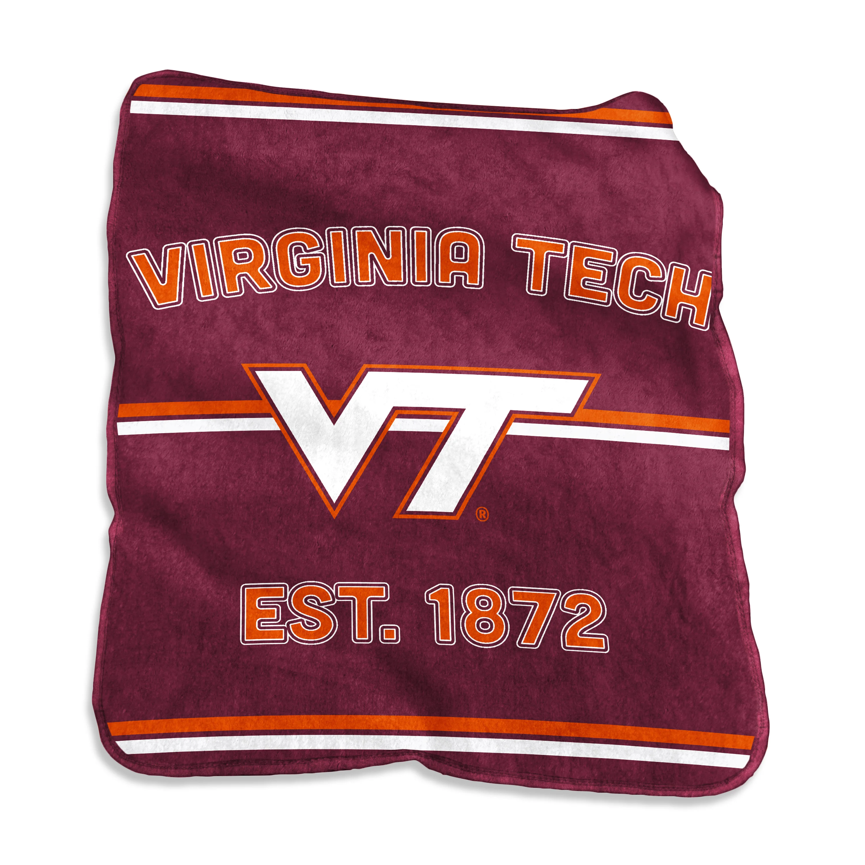 Virginia Tech Raschel Rally House Throw