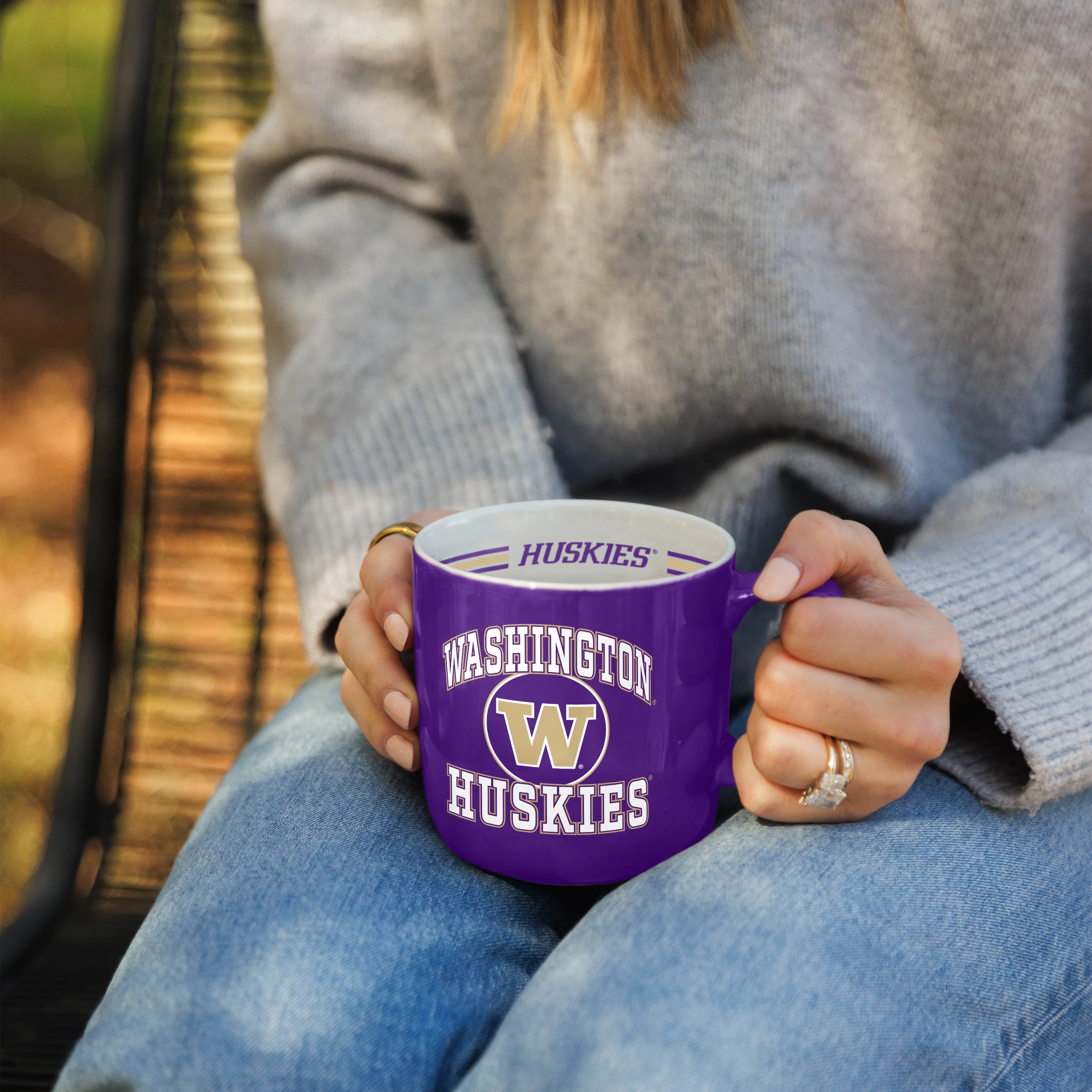 Washington 15oz Stripe Mug - Image 2