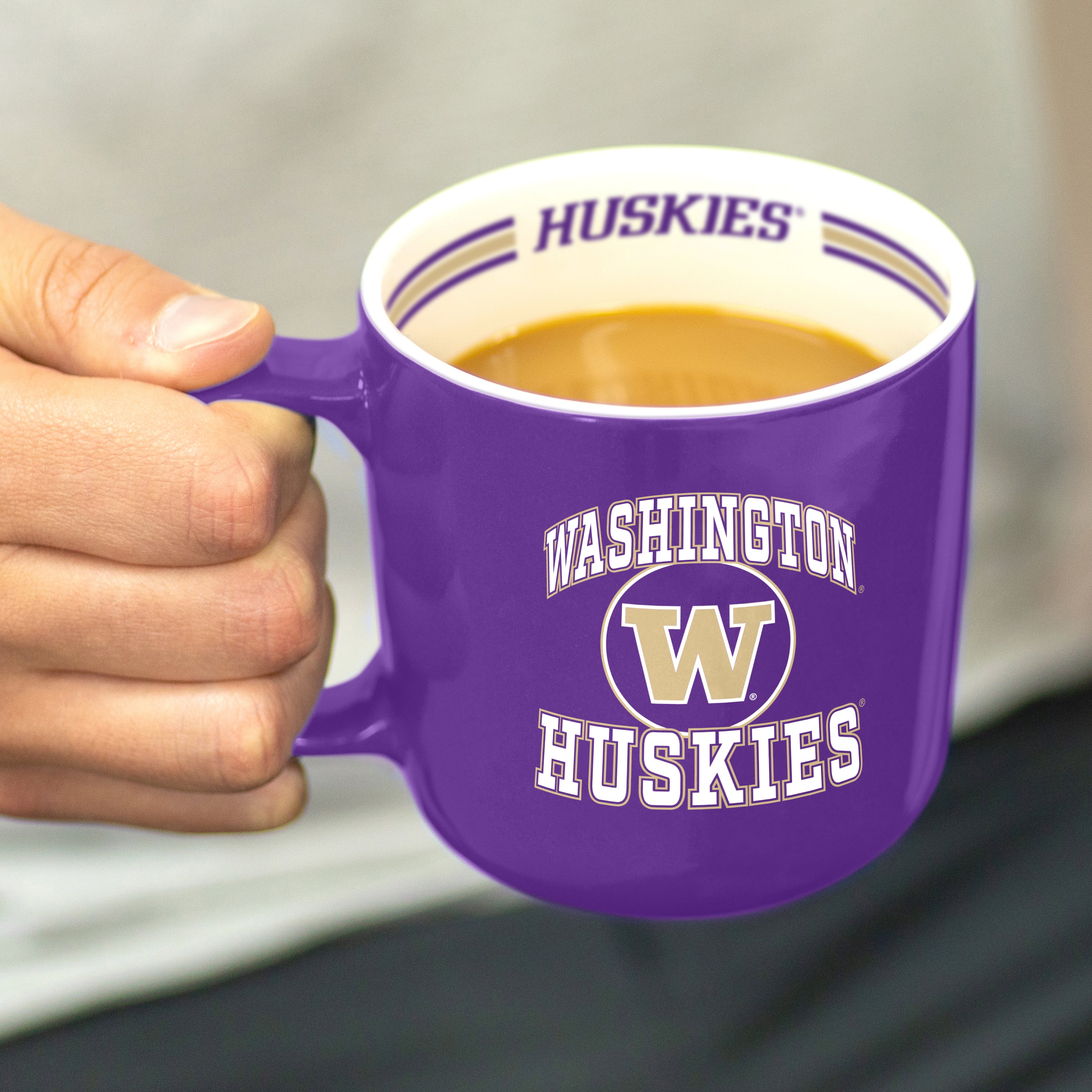 Washington 15oz Stripe Mug - Image 4