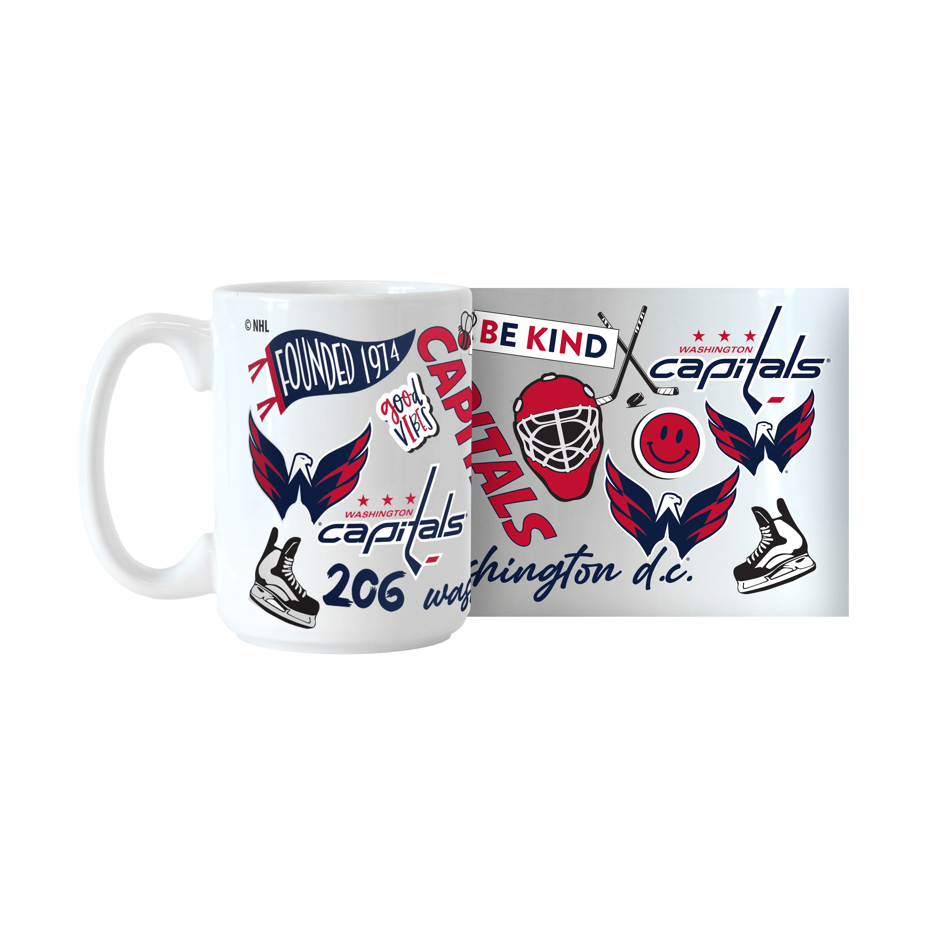 Washington Capitals 15oz Native Sublimated Mug - Image 2