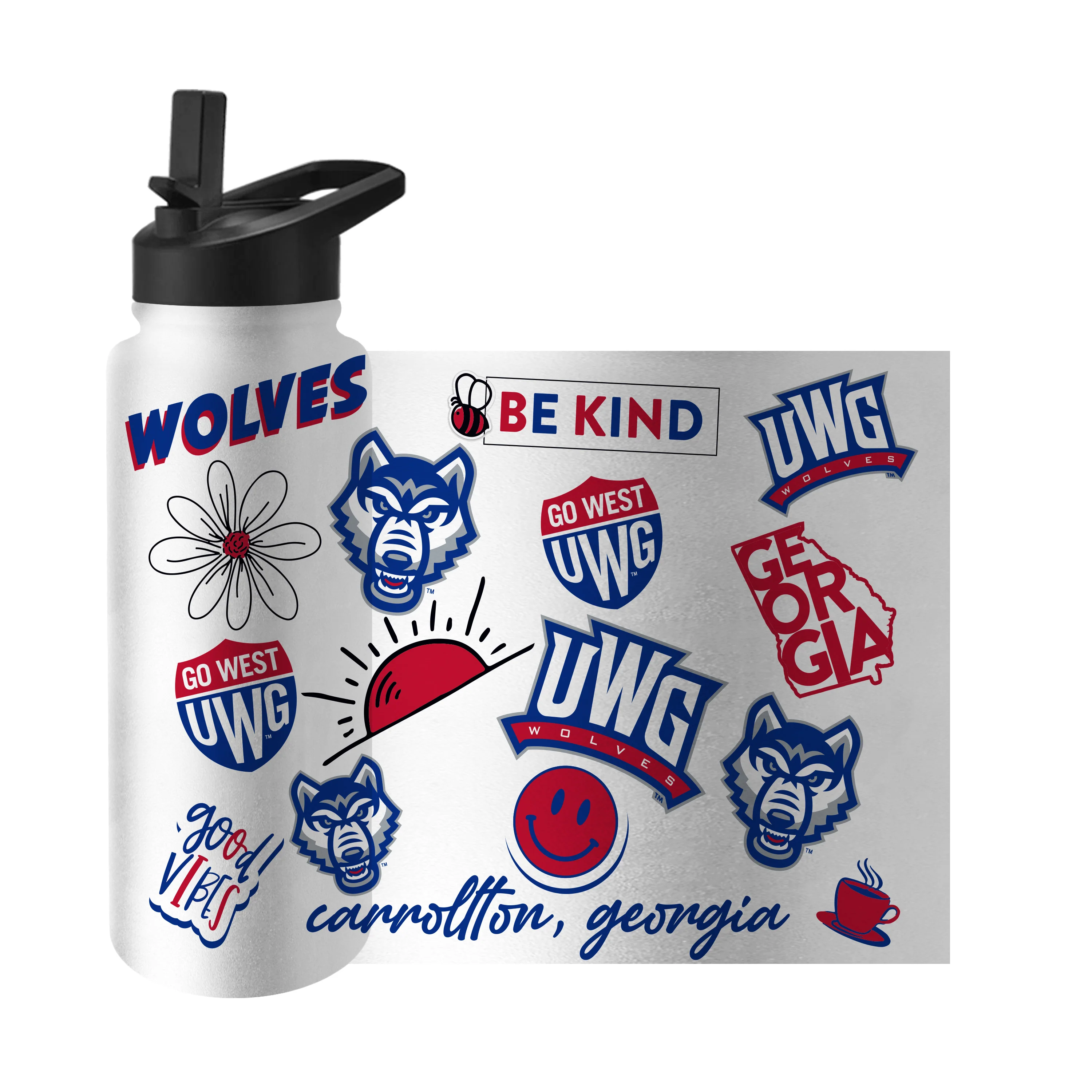 West Georgia 34oz Native Quencher Bottle - Image 3