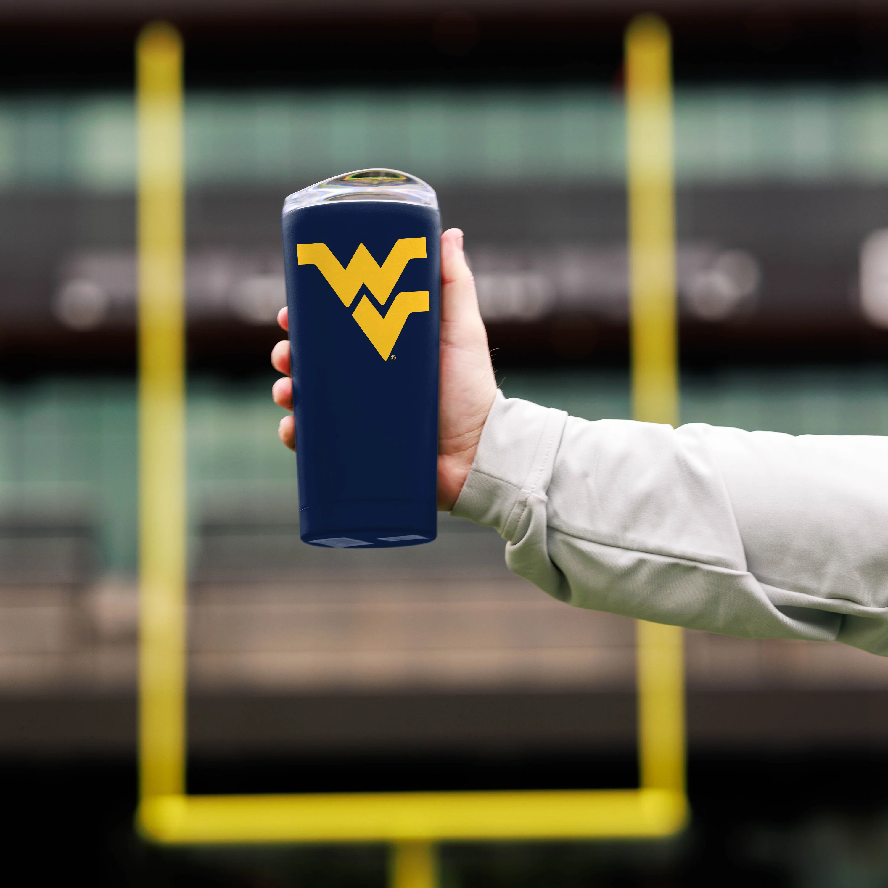 West Virginia 20oz Flipside Powder Coat Tumbler - Image 2