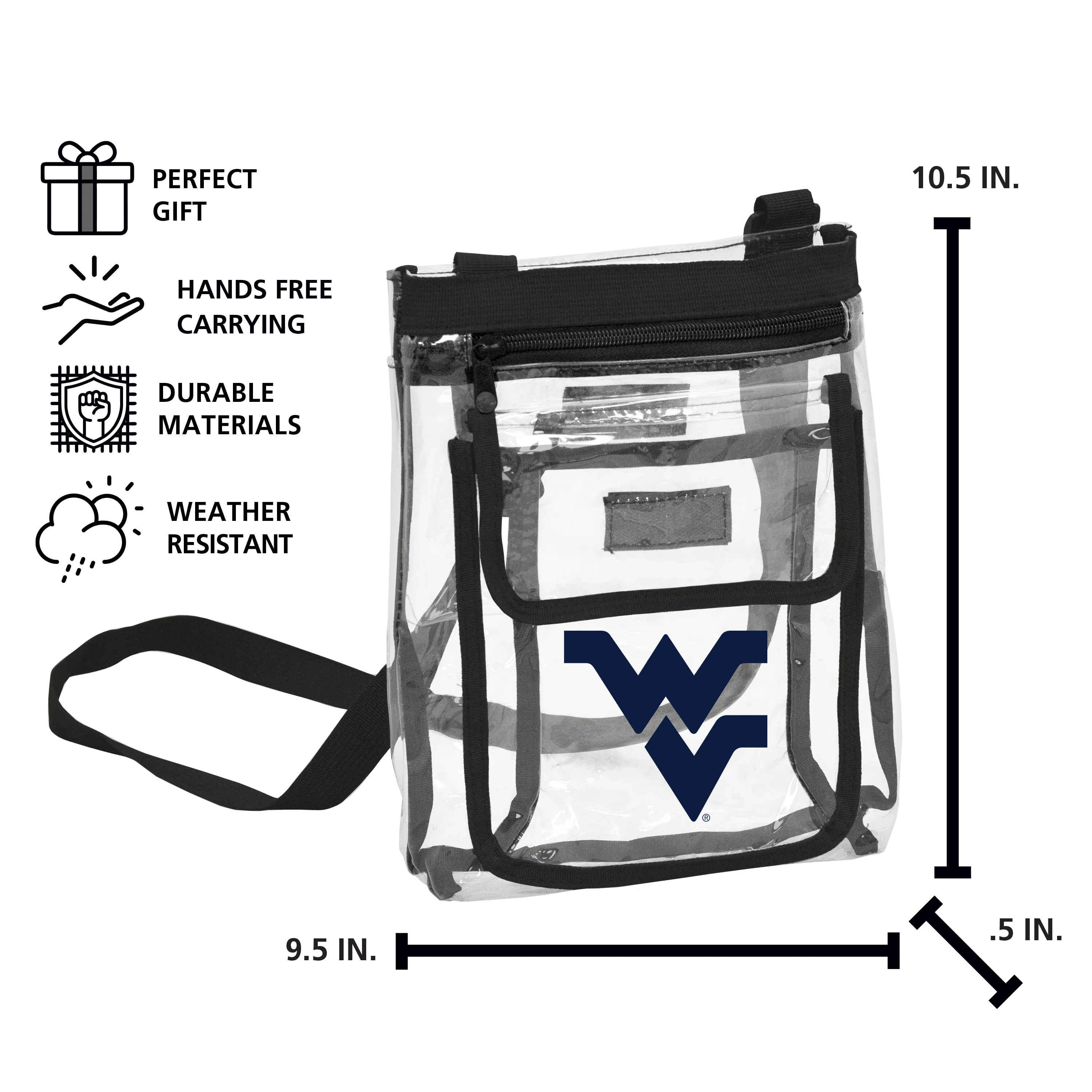 West Virginia Gameday Clear Crossbody - Image 3
