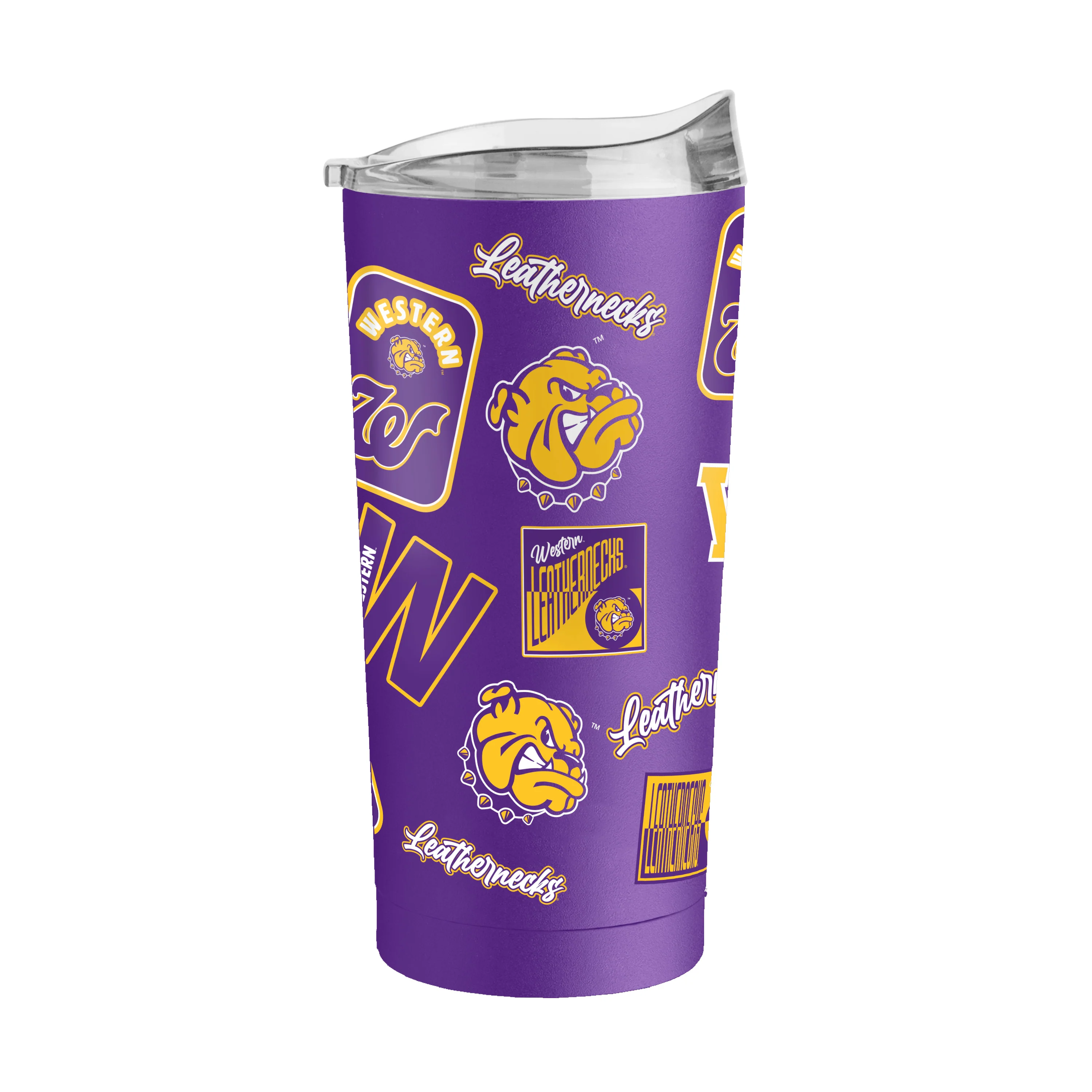 Western Illinois 20oz Dreamweave Powder Coat Tumbler - Image 2