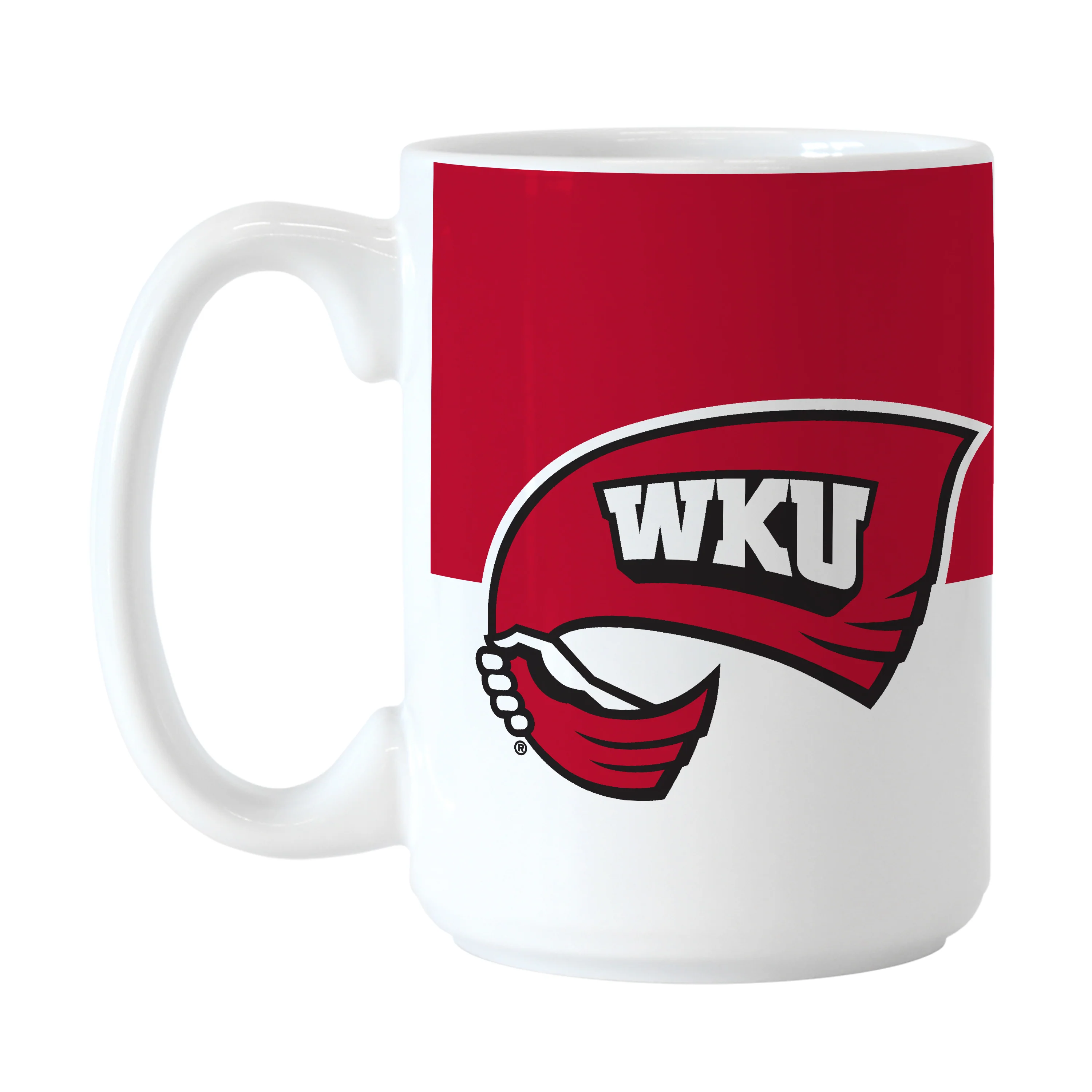 Western Kentucky 15oz Colorblock Sublimated Mug