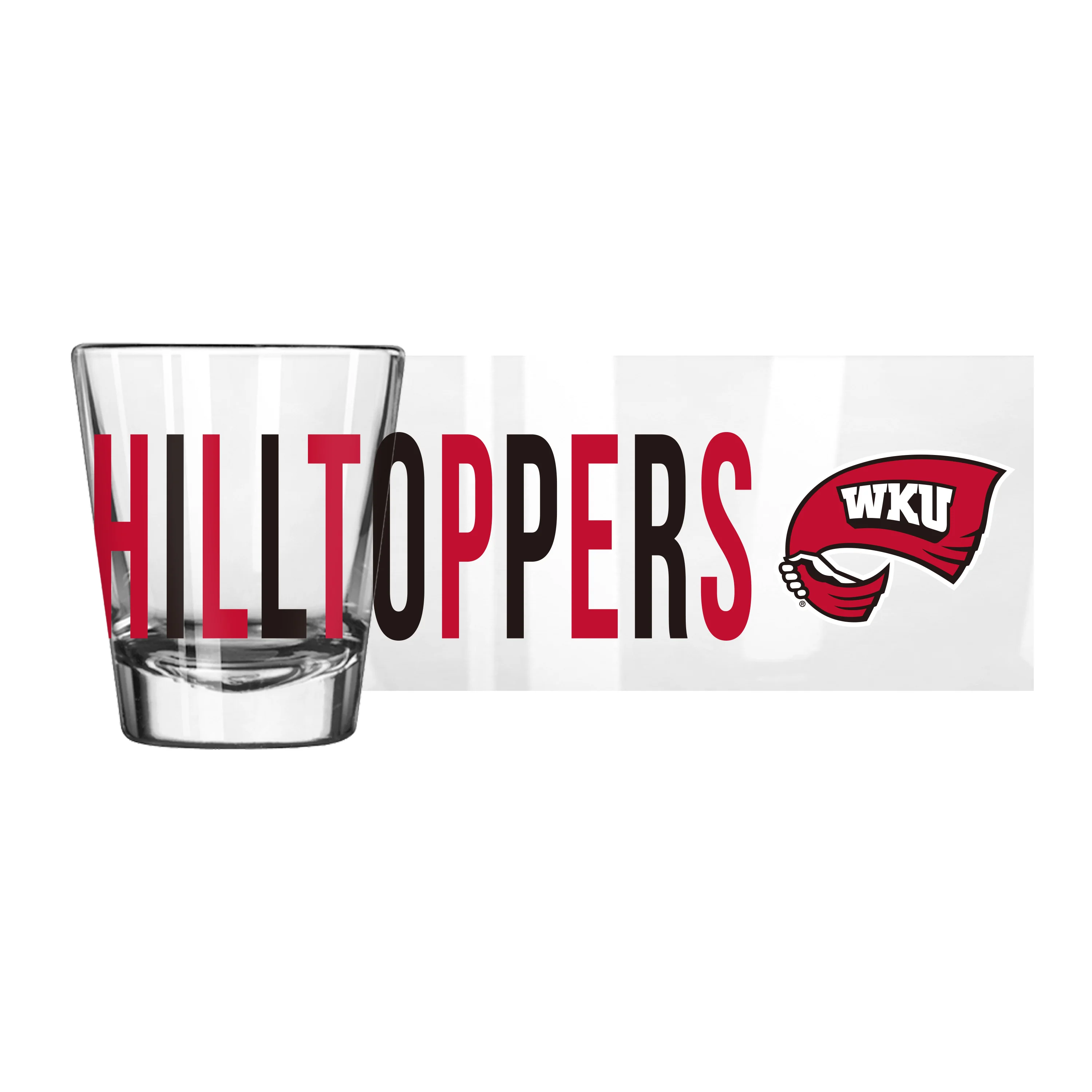 Western Kentucky 2oz Overtime Shot Glass - Image 2