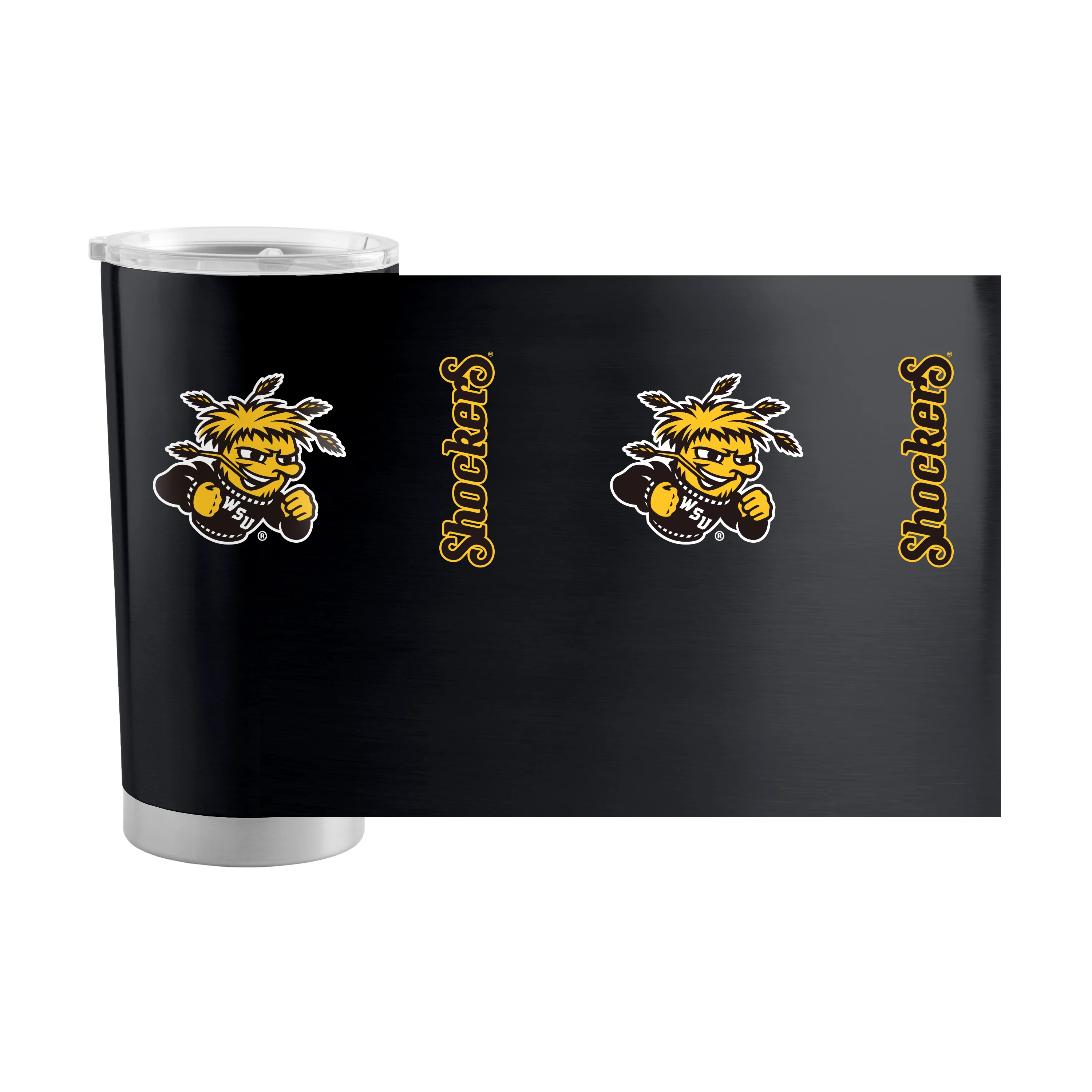 Wichita State 20oz Gameday Stainless Steel Tumbler - Image 2
