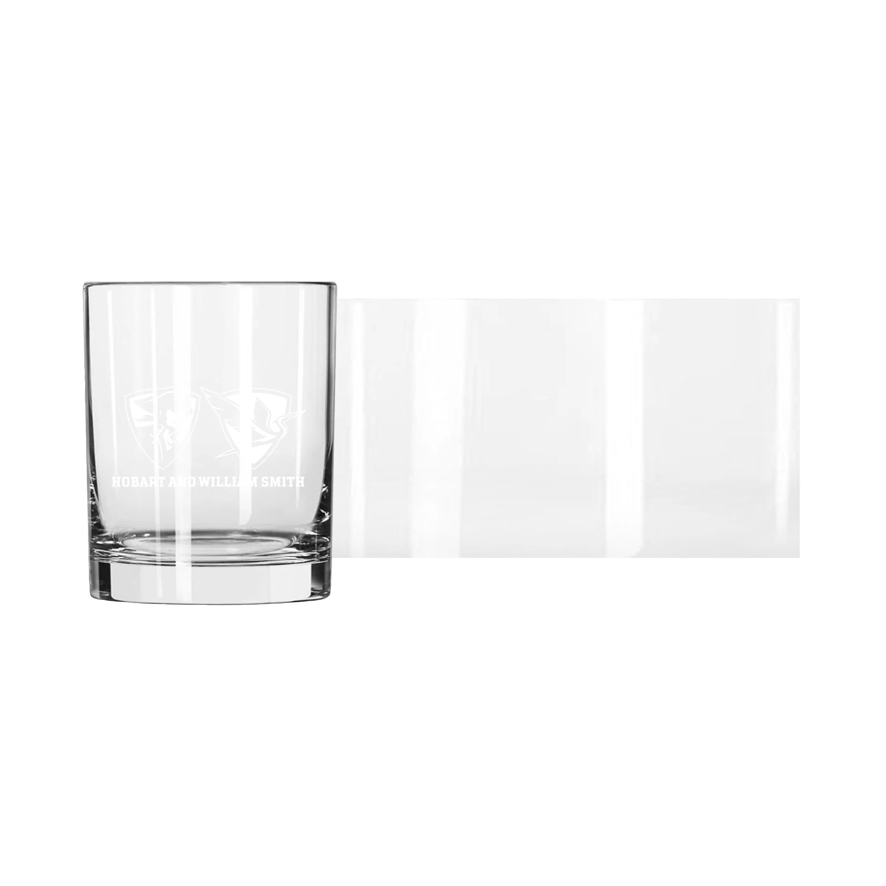 Hobart and William Smith Colleges 14oz Logo Rocks Glass - Image 2
