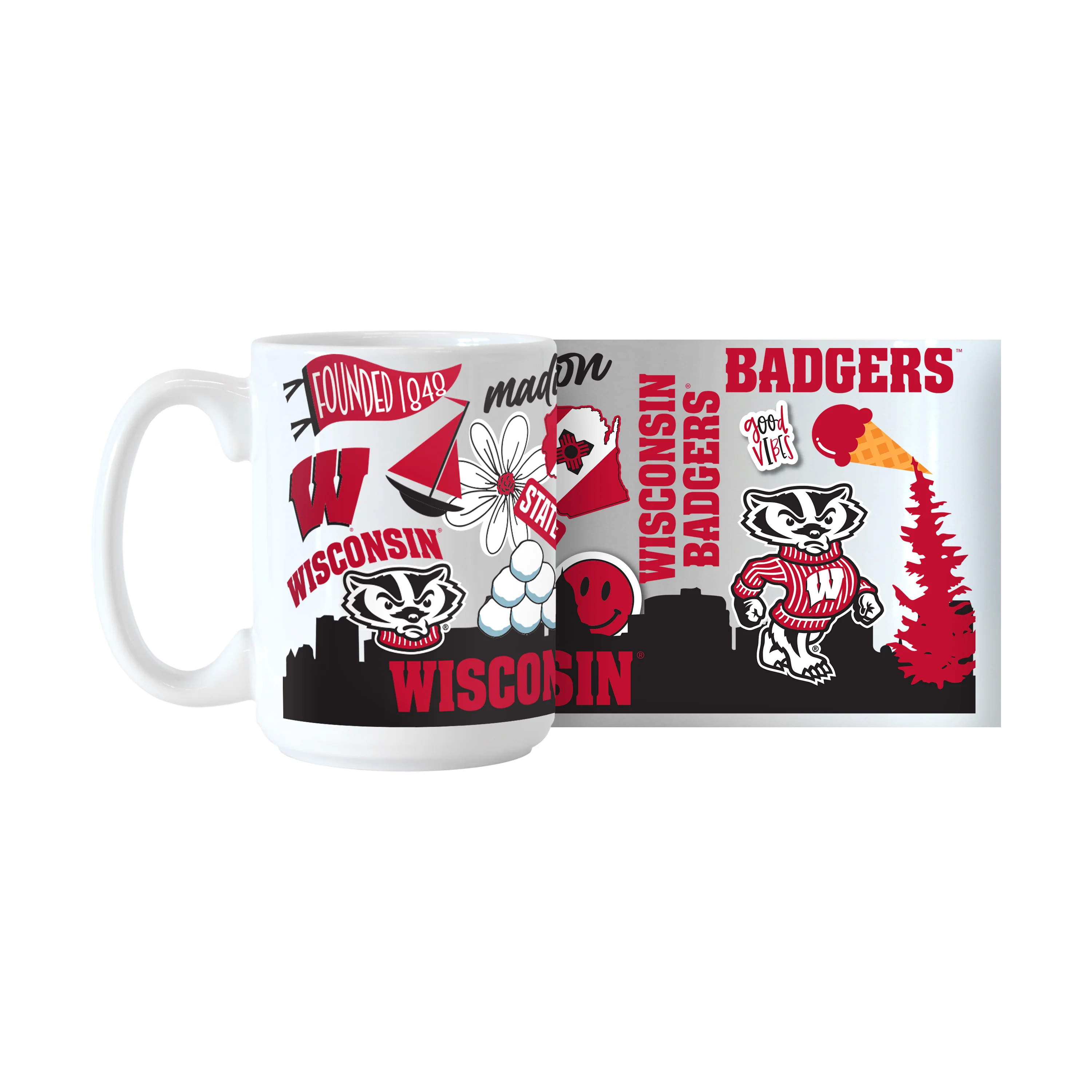 Wisconsin 15oz Native Sublimated Mug - Image 3