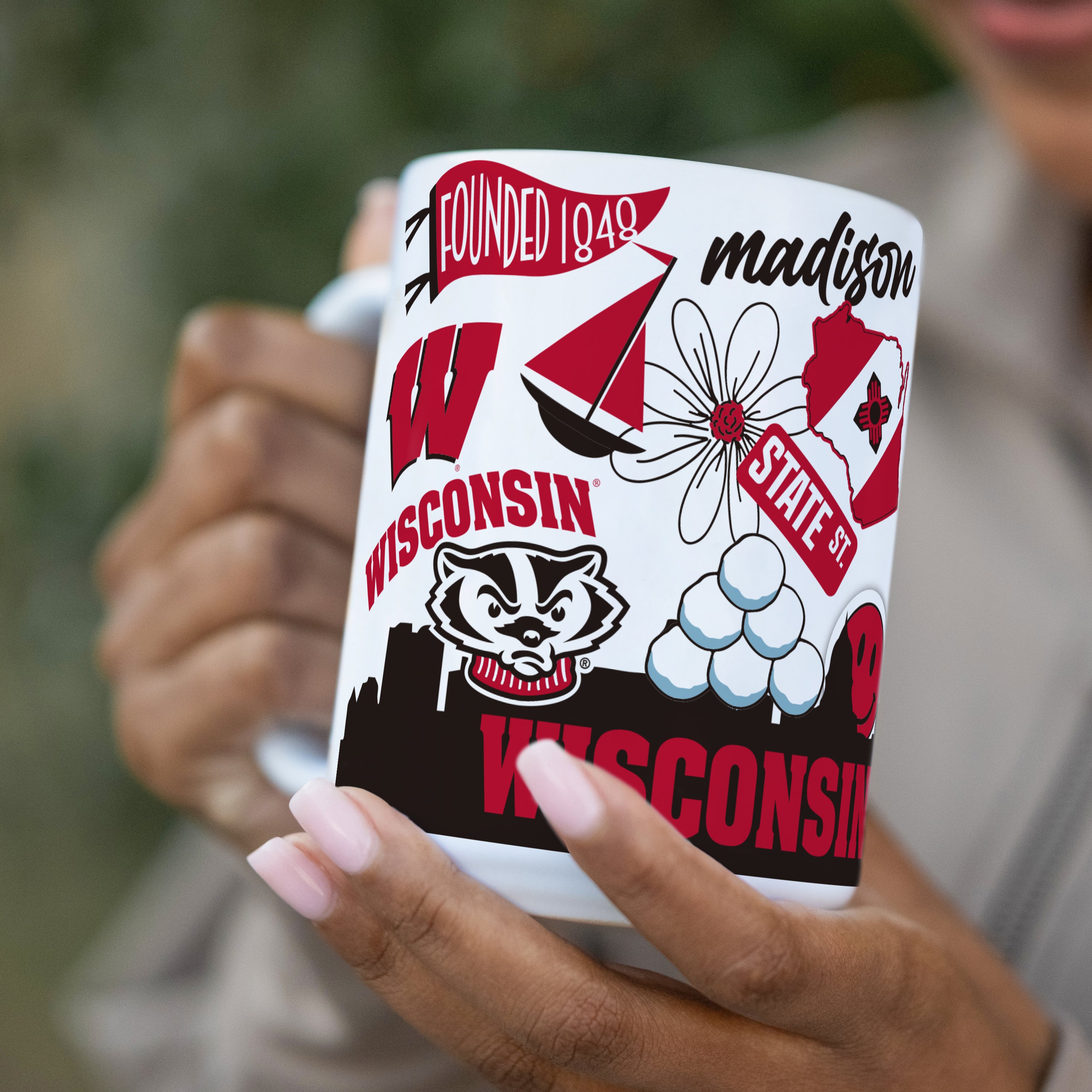 Wisconsin 15oz Native Sublimated Mug - Image 5