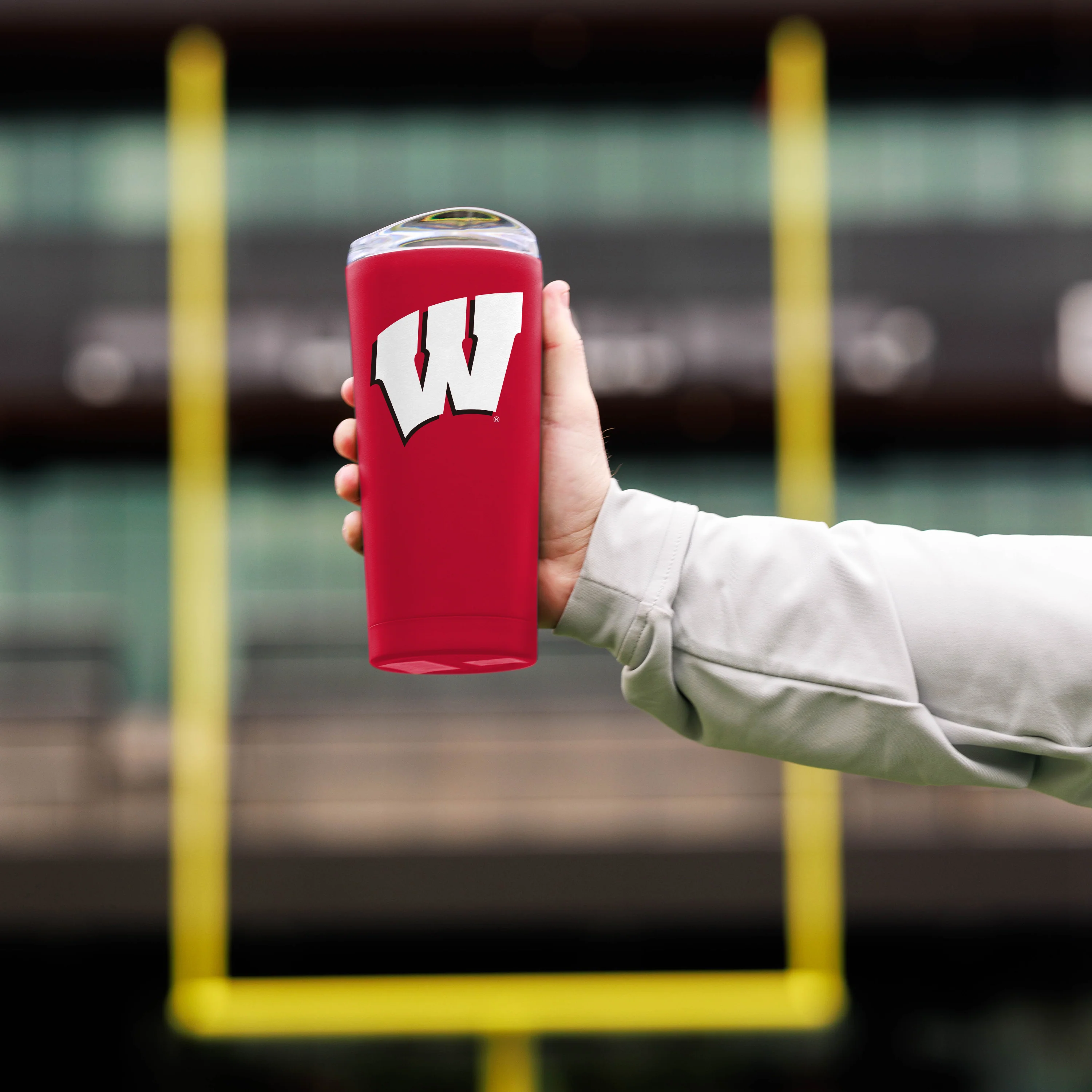 Wisconsin 20oz Flipside Powder Coat Tumbler - Image 2