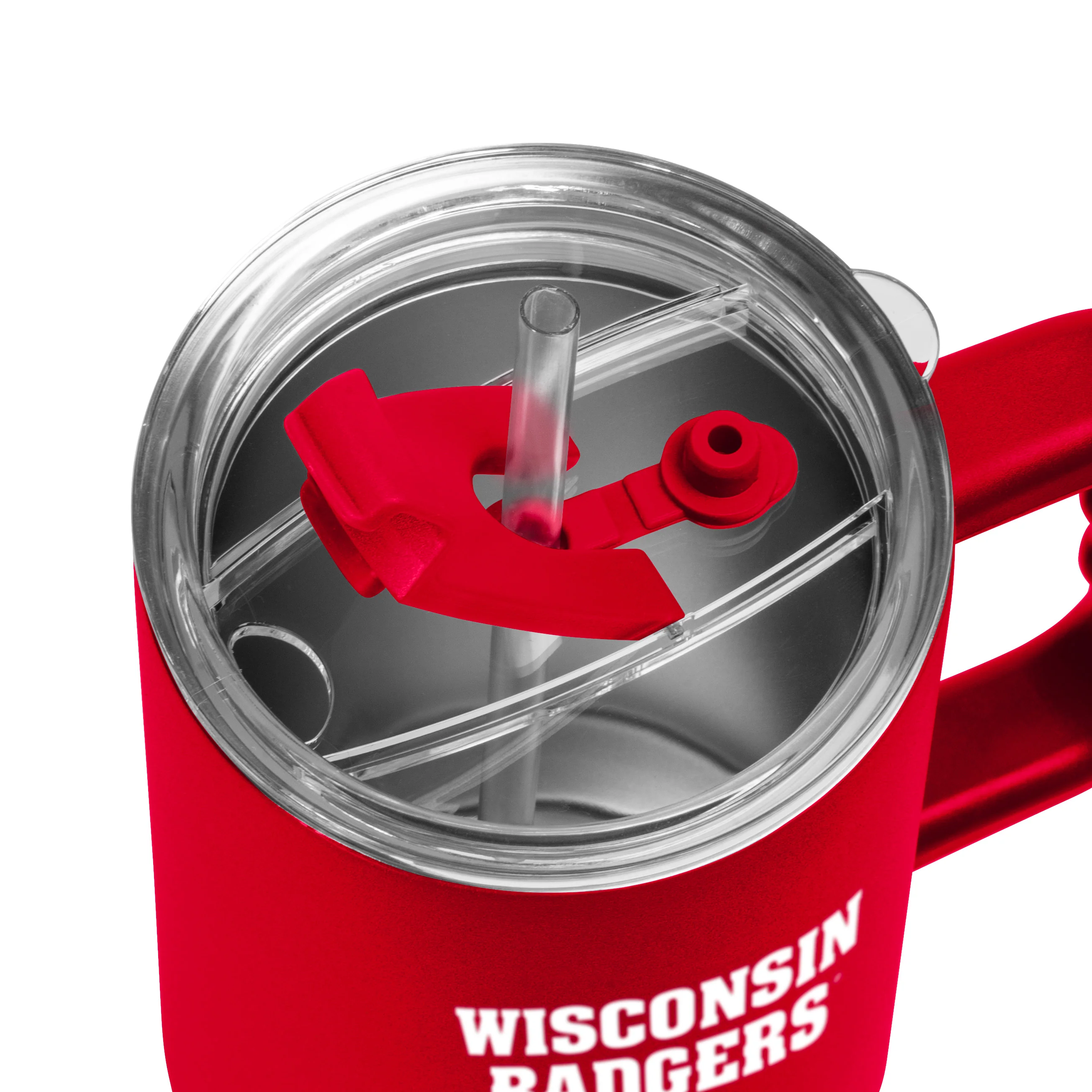 Wisconsin 40oz Flipside Powder Coat Tumbler - Image 4
