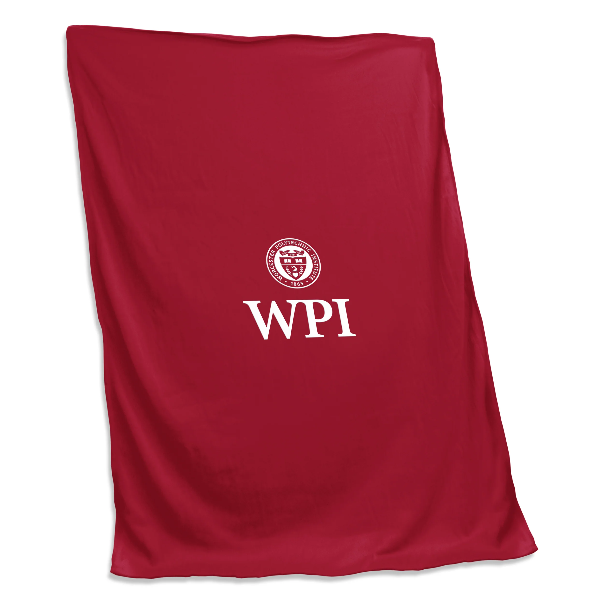Worcester Polytechnic Institute Sweatshirt Blanket (Screened)
