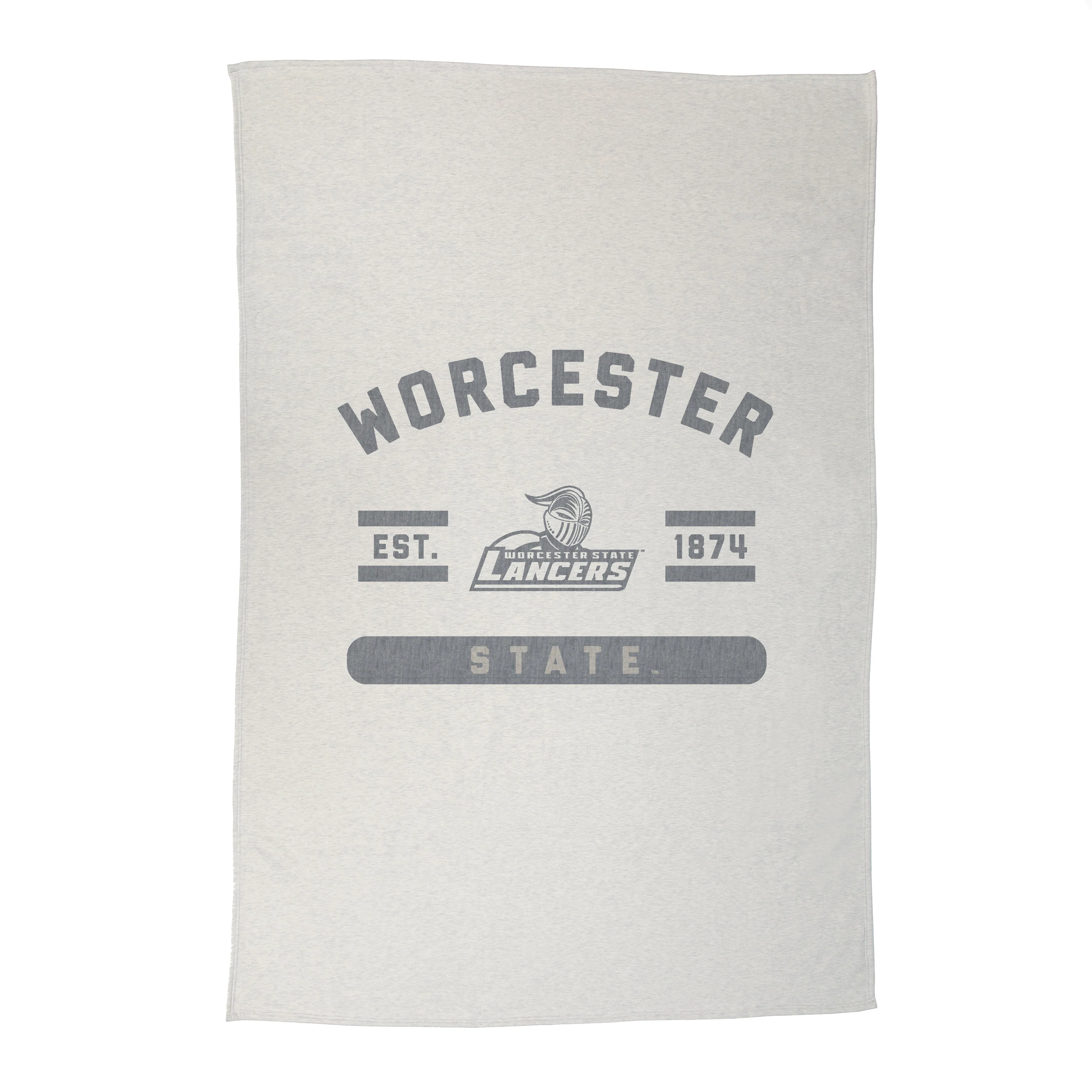 Worcester State University Sublimated Sweatshirt Blanket
