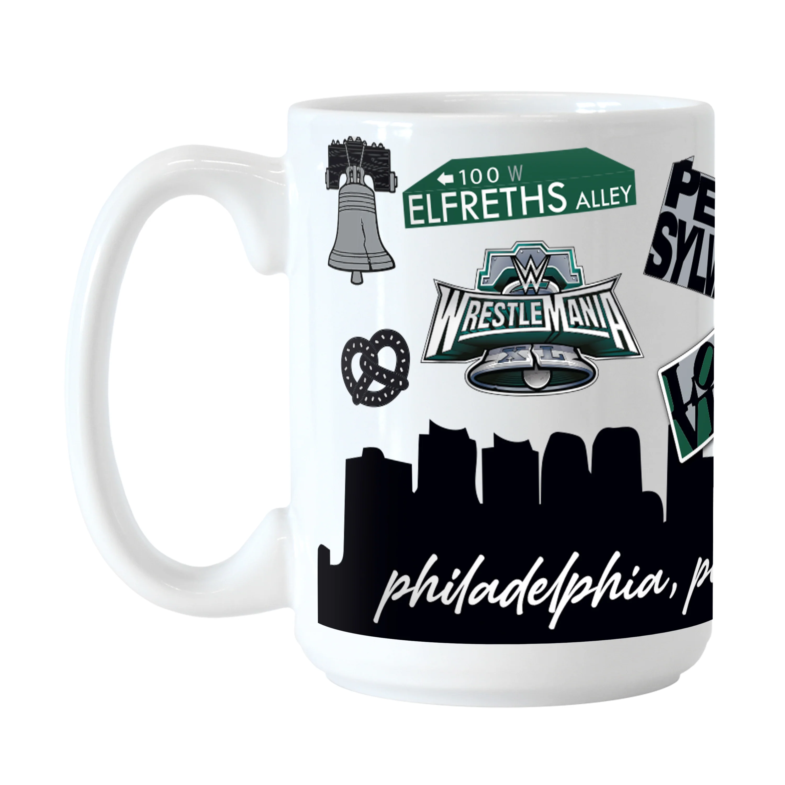 WrestleMania 40 15oz Sublimated Mug