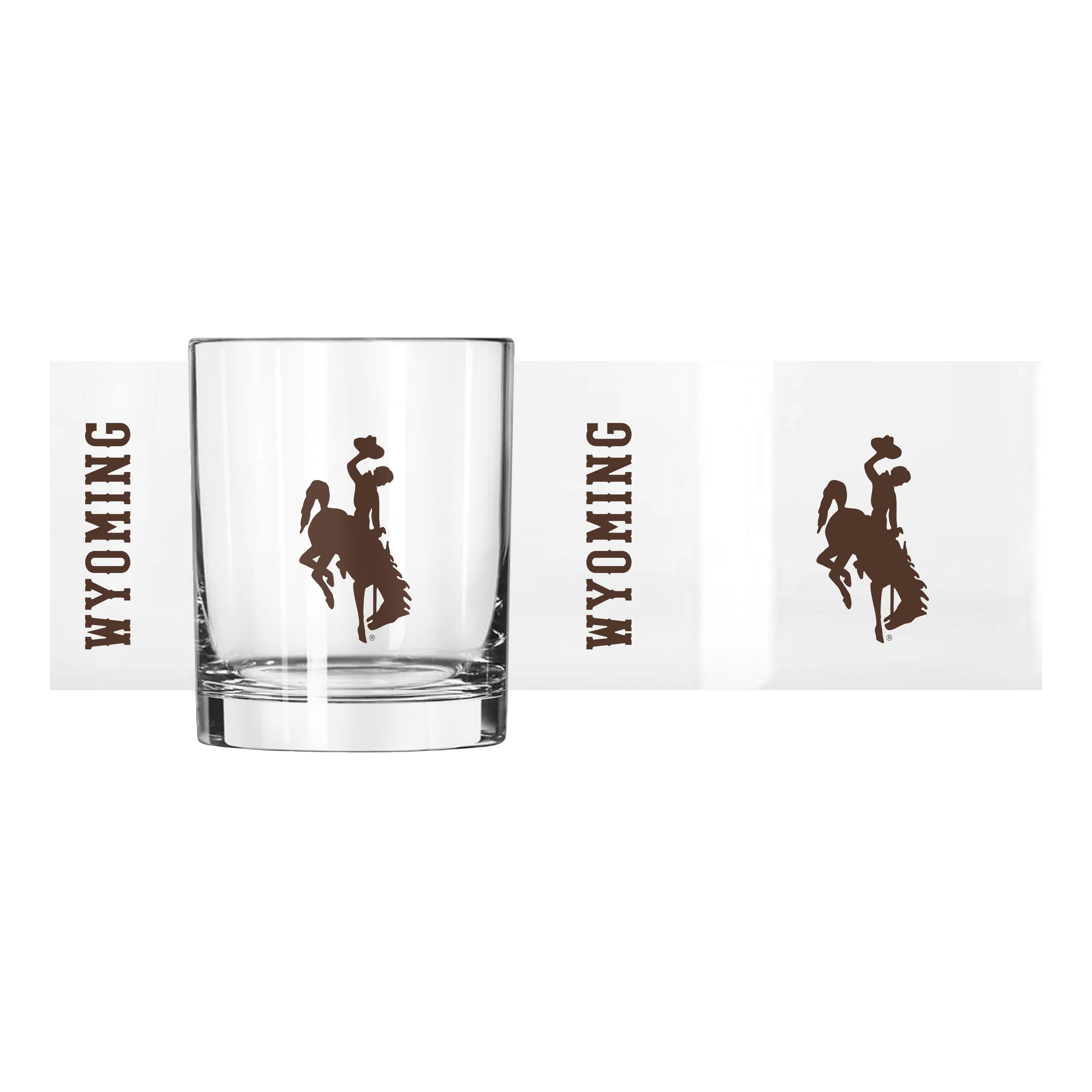 Wyoming 14oz Gameday Rocks Glass - Image 2