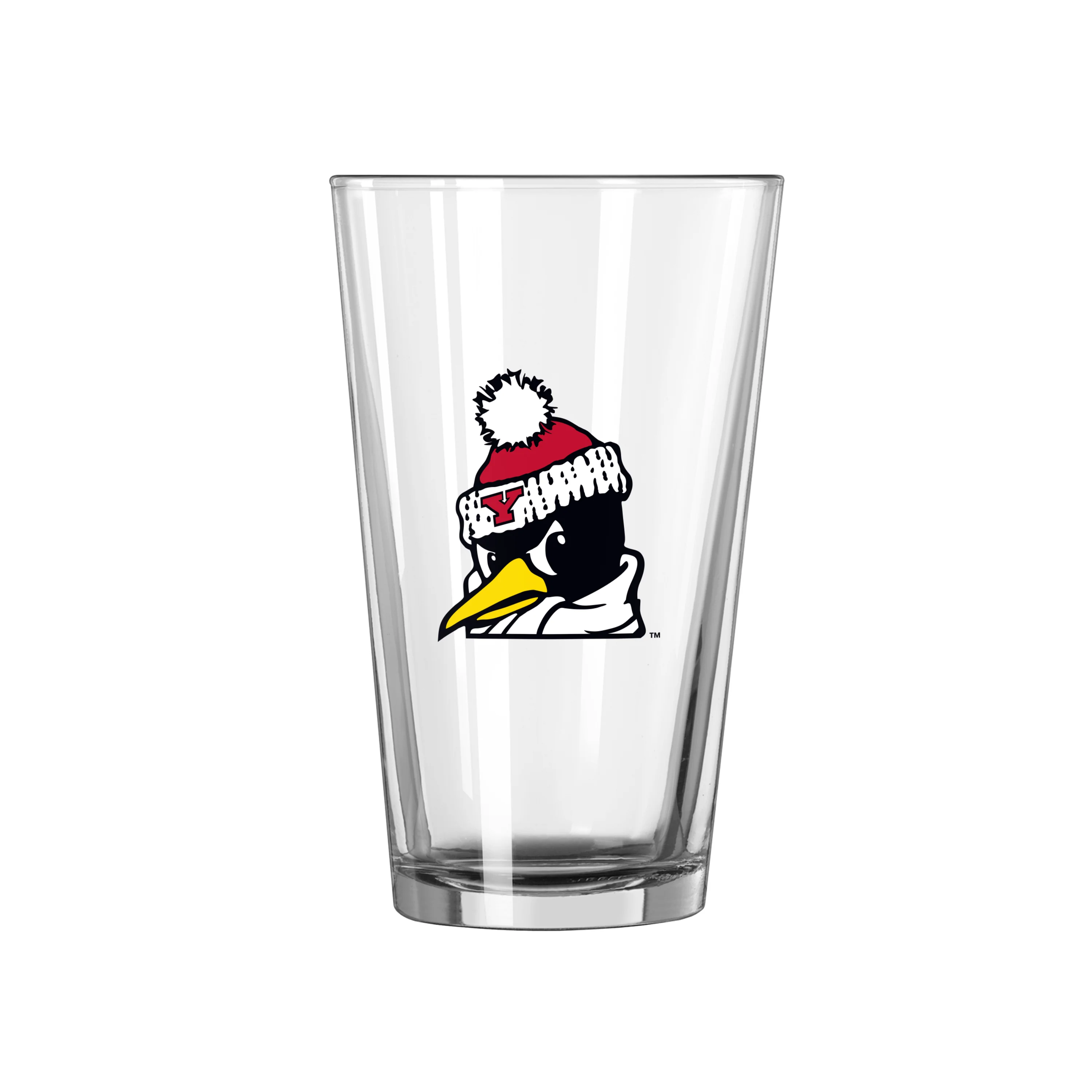 Youngstown State 16oz Stripe Pint Glass