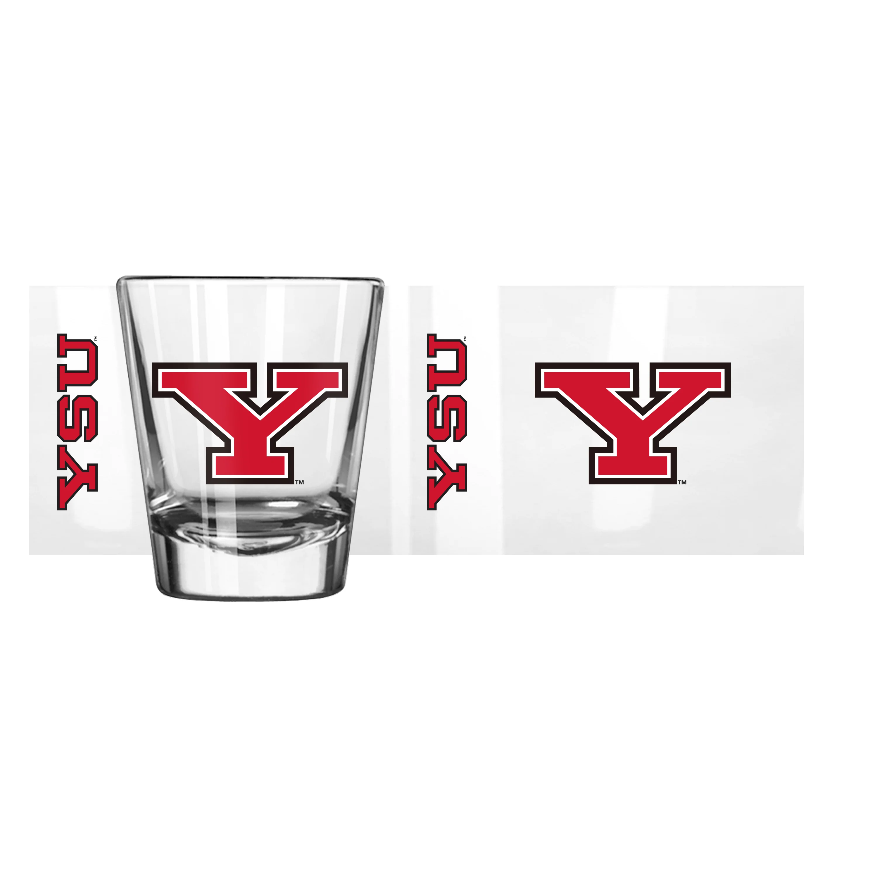 Youngstown State 2oz Gameday Shot Glass - Image 2